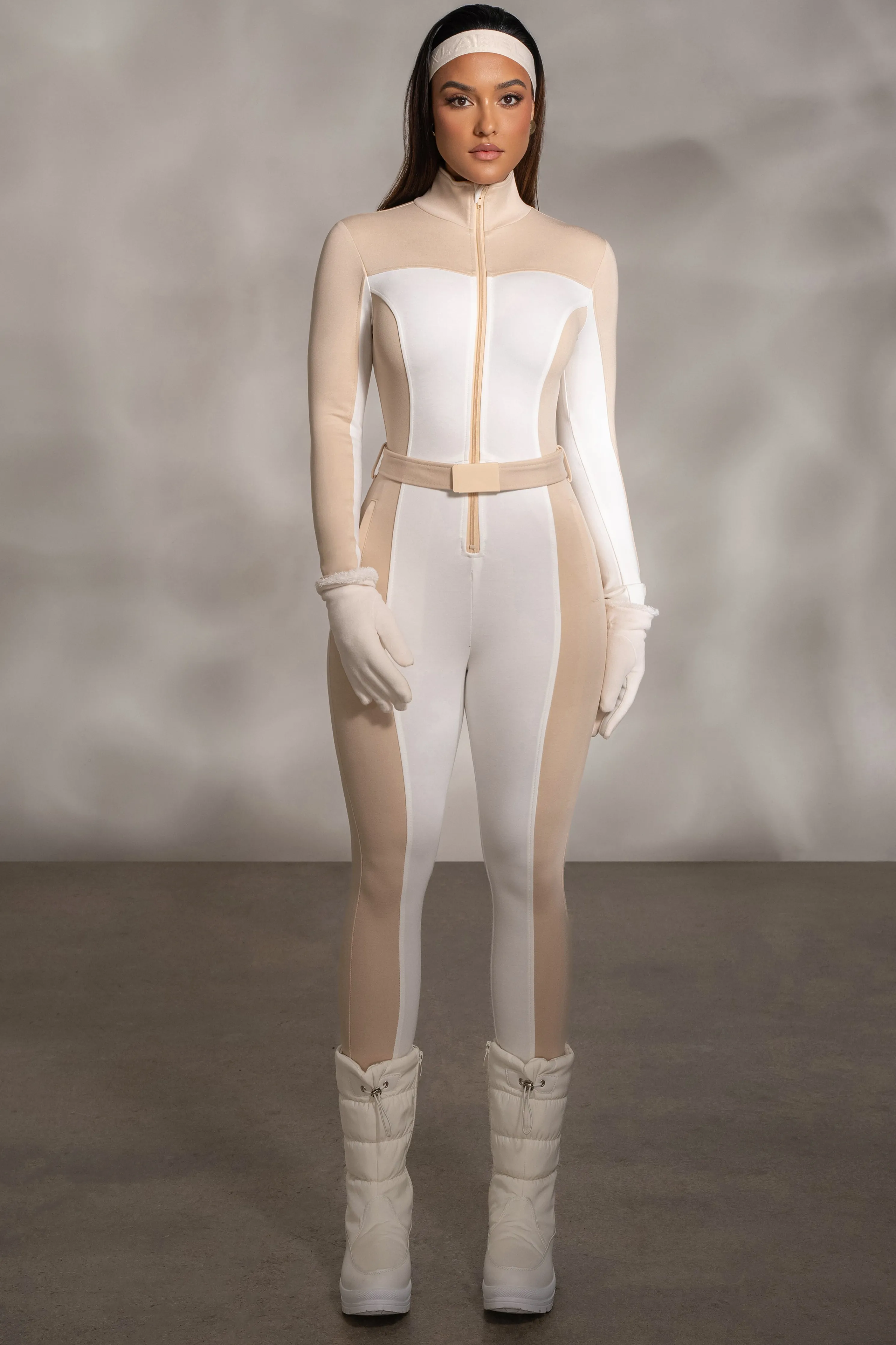 Beige Arctic Rush Ski Suit