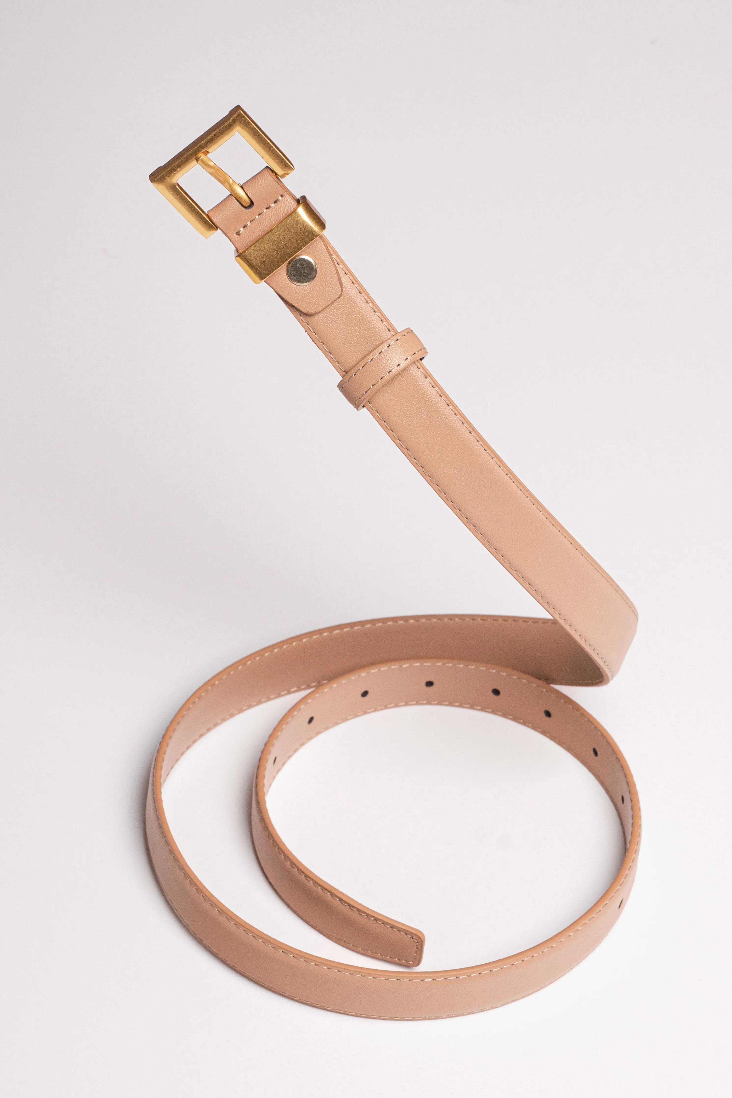 Beige Bonnie Buckle Belt
