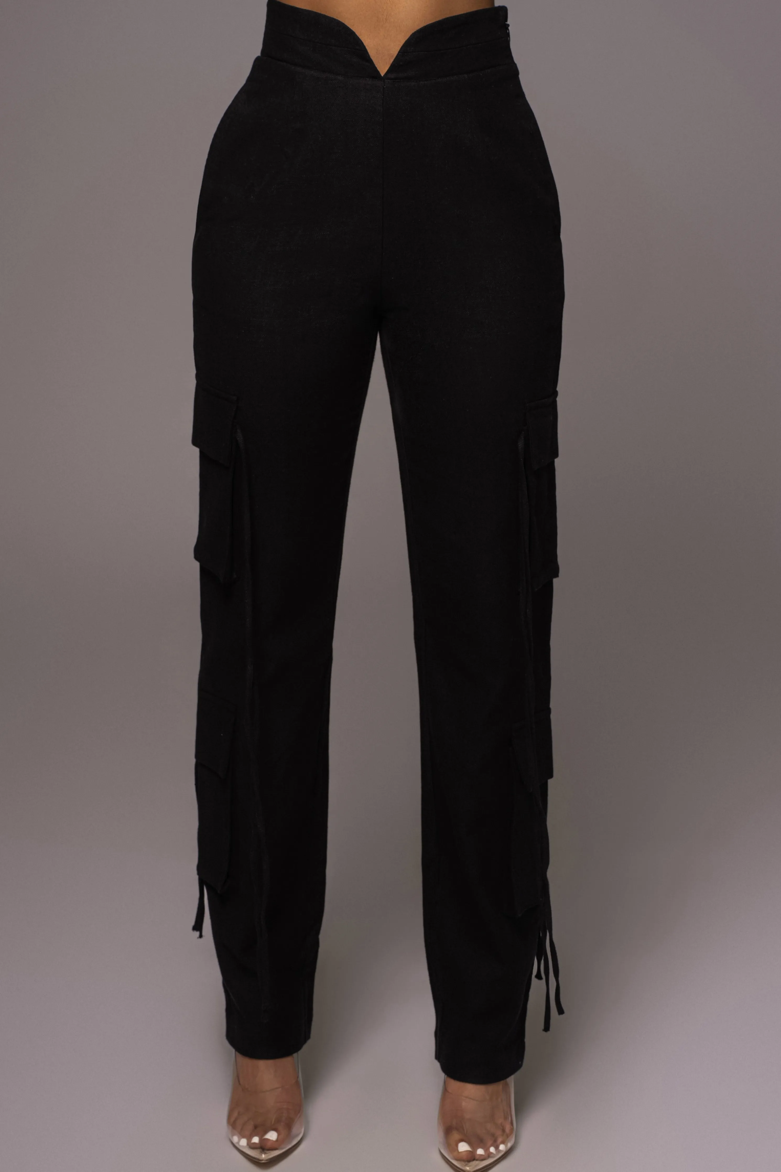 Black Better Half Linen Utility Pants