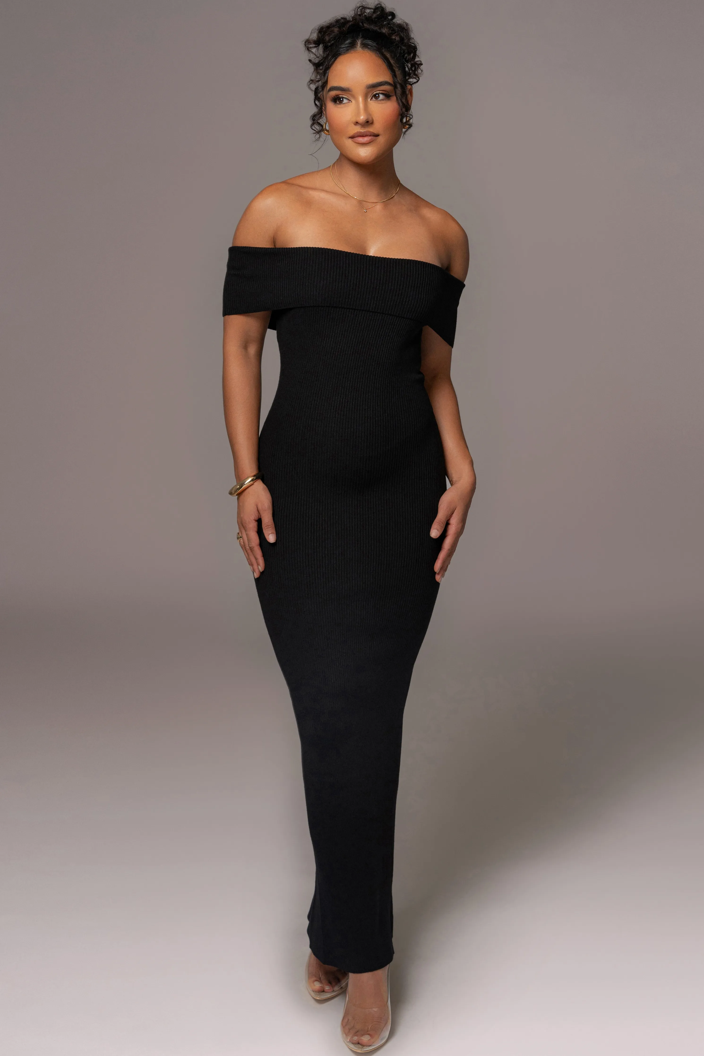 Black Custom  Maxi Dress