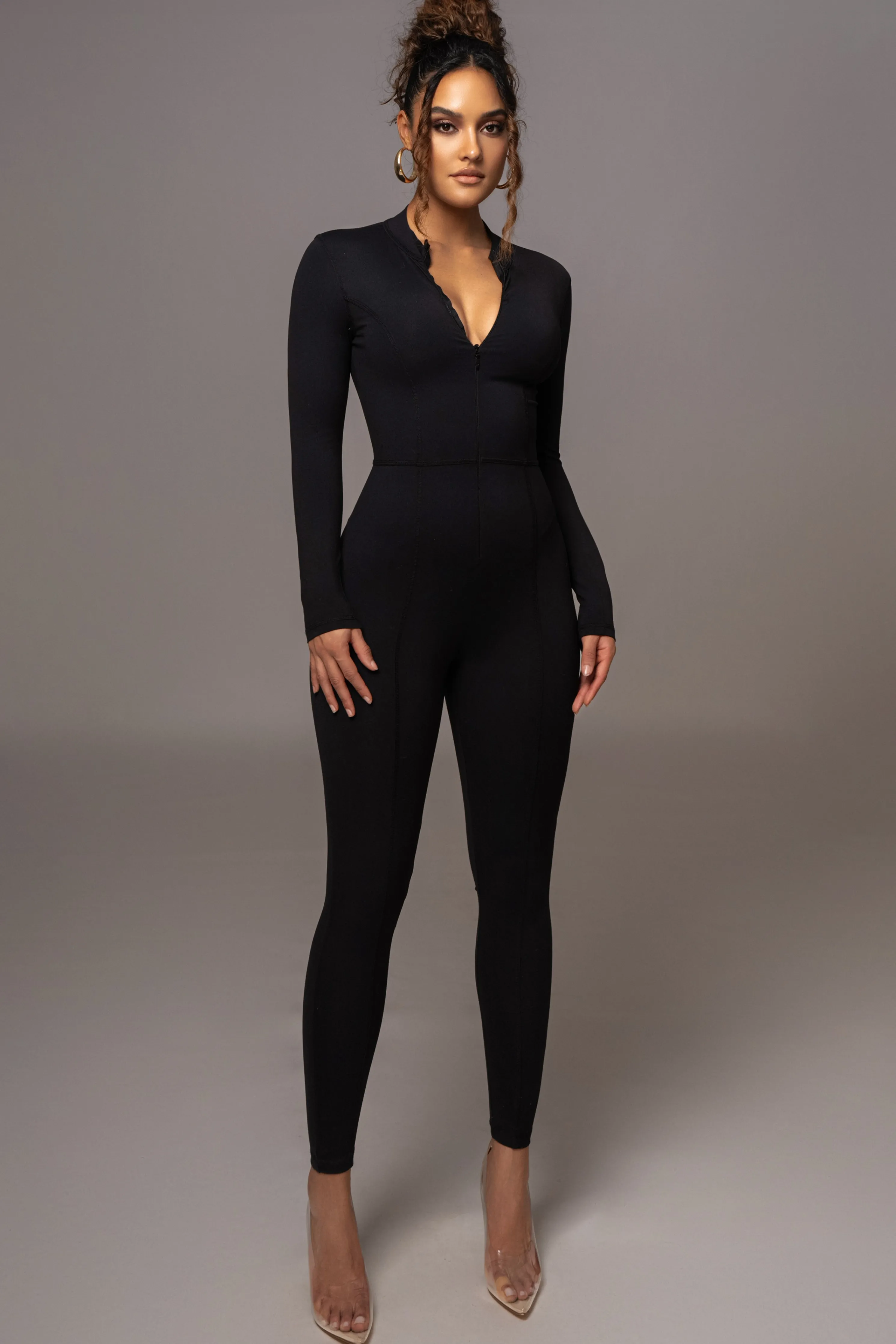 Black Galilea High Neck Jumpsuit