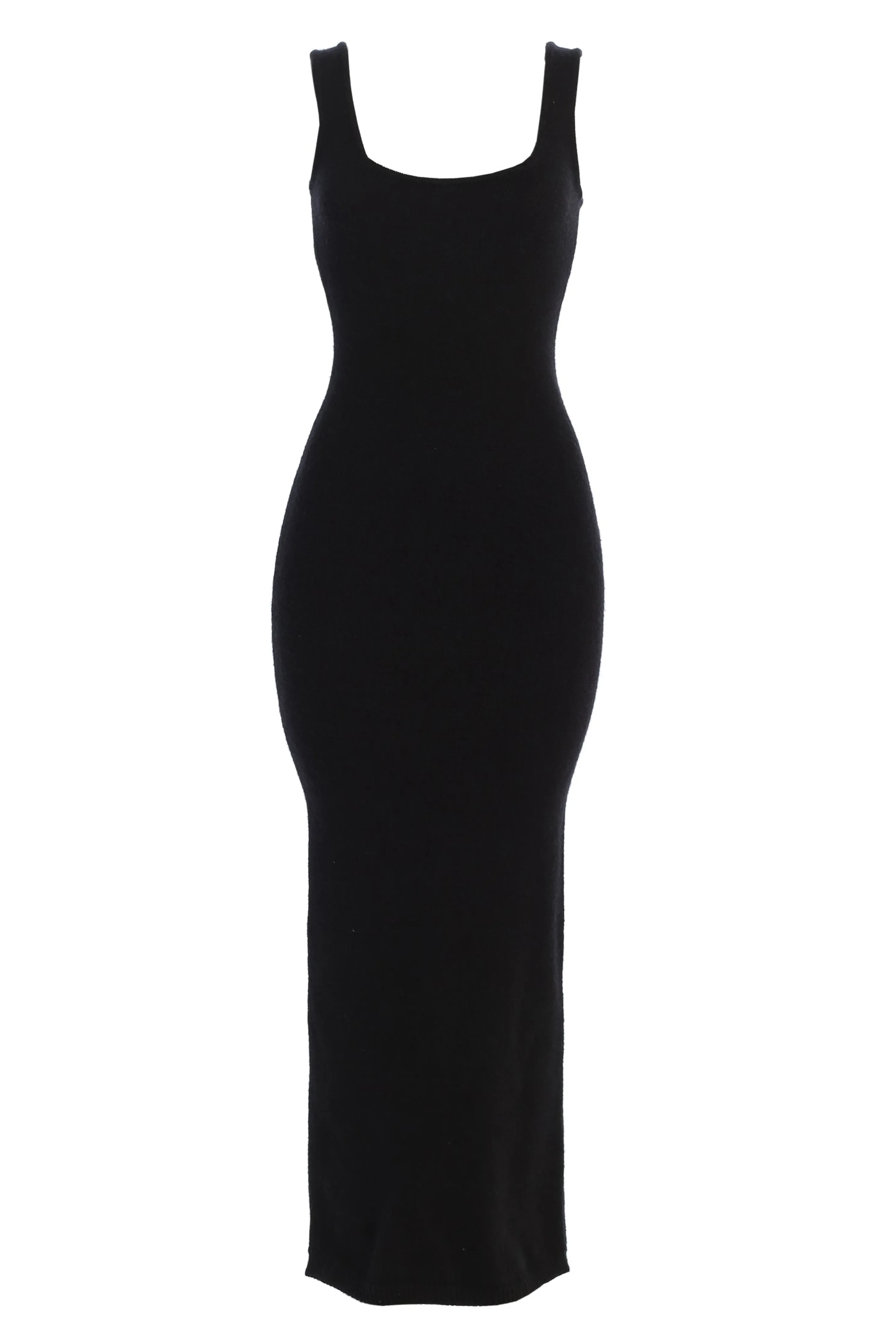 Black Karolina Knit Maxi Dress