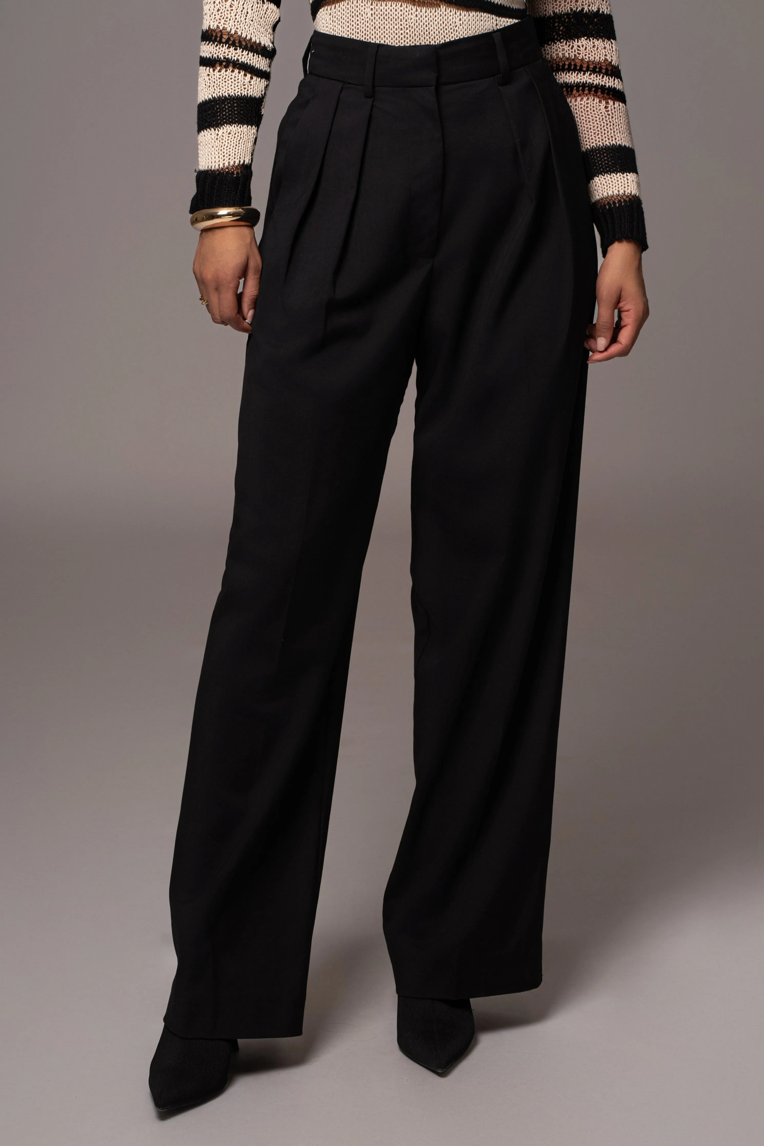 Black Power Hour High Waist Trousers