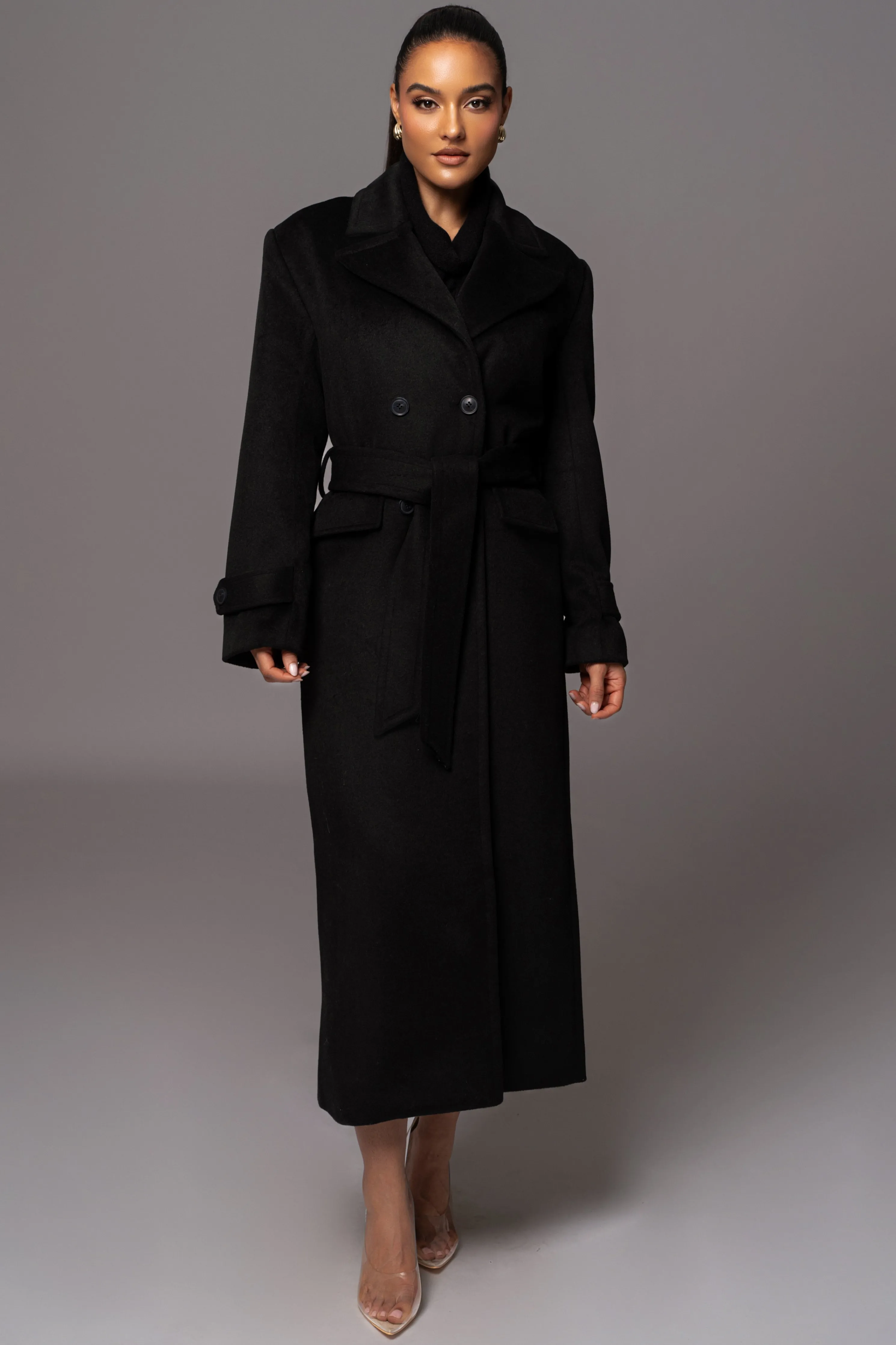 Black Rain Or Shine Longline Coat