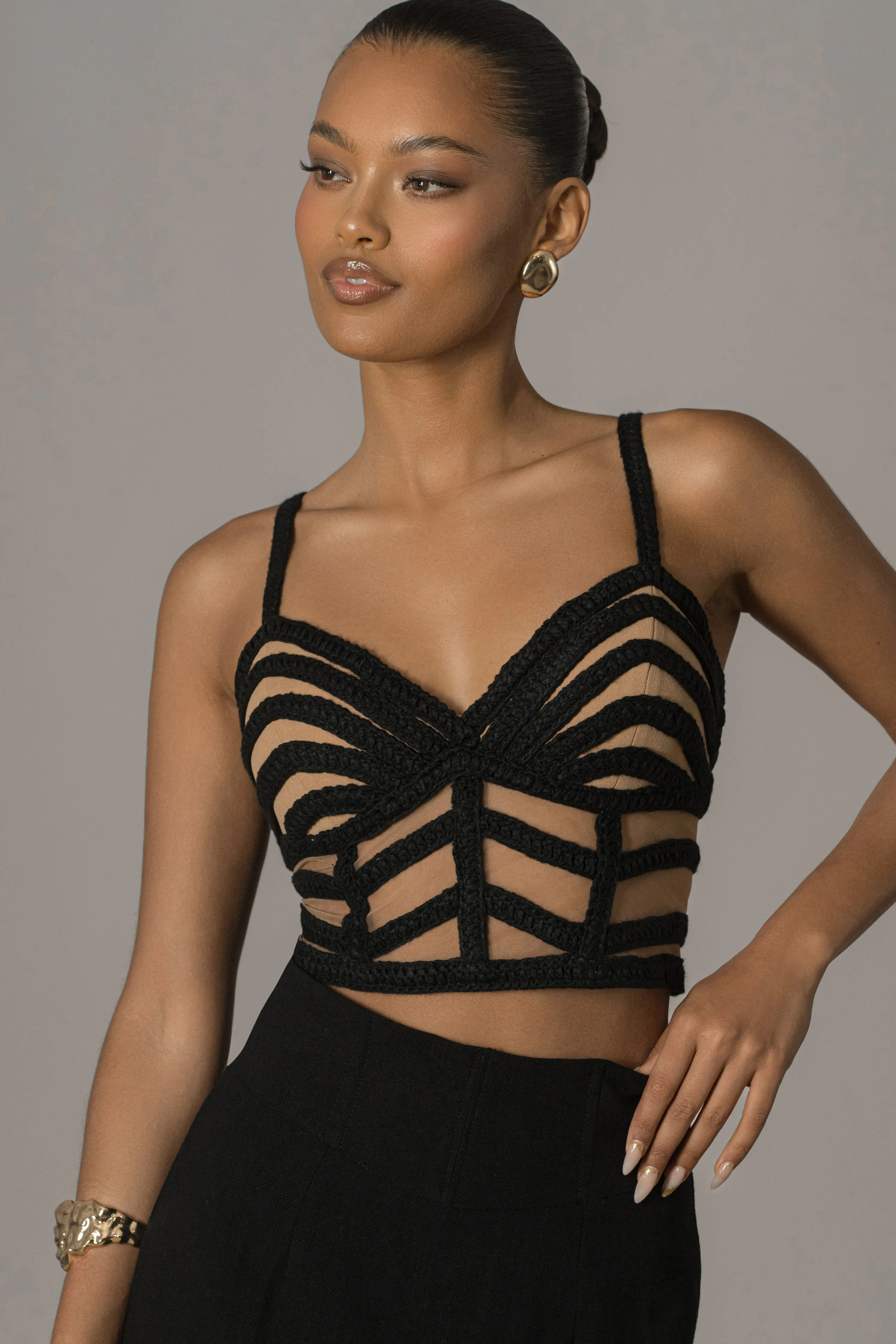 Black Serenity Bay Top