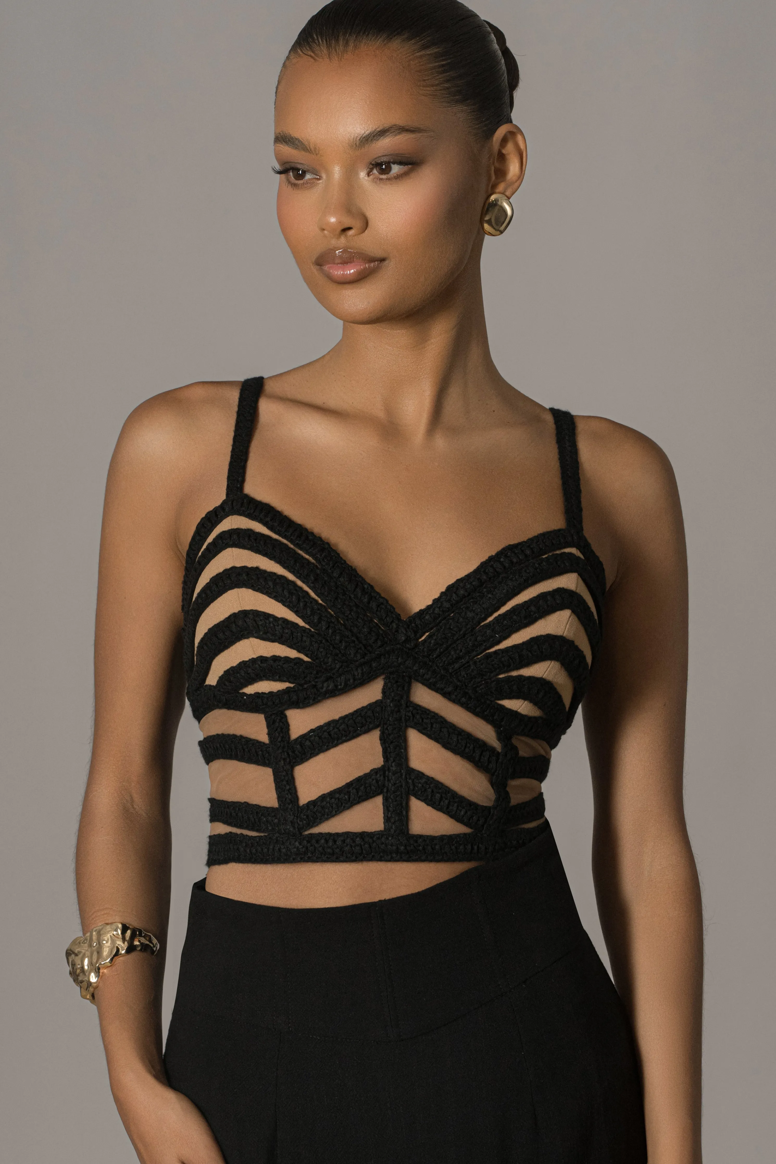 Black Serenity Bay Top