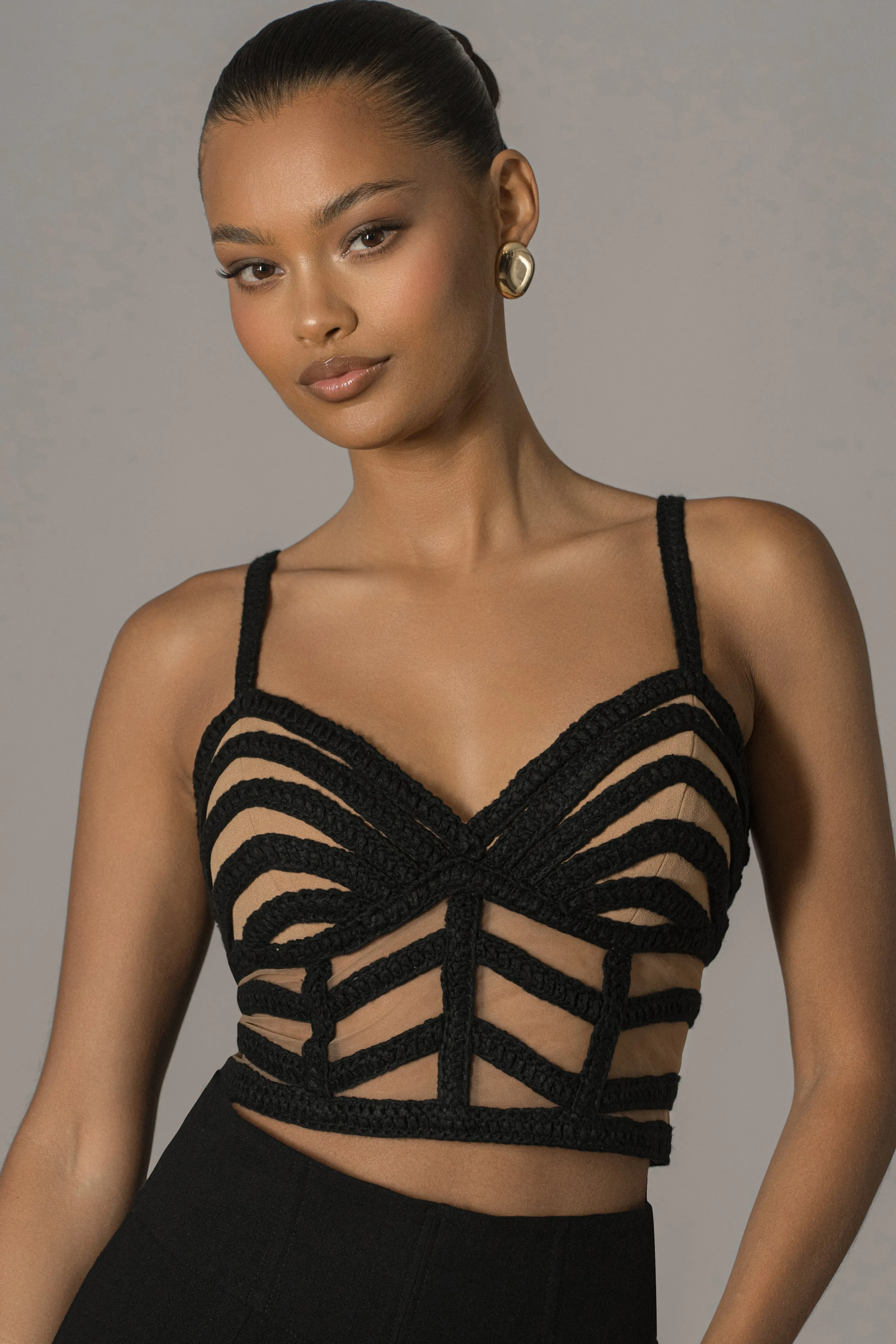 Black Serenity Bay Top