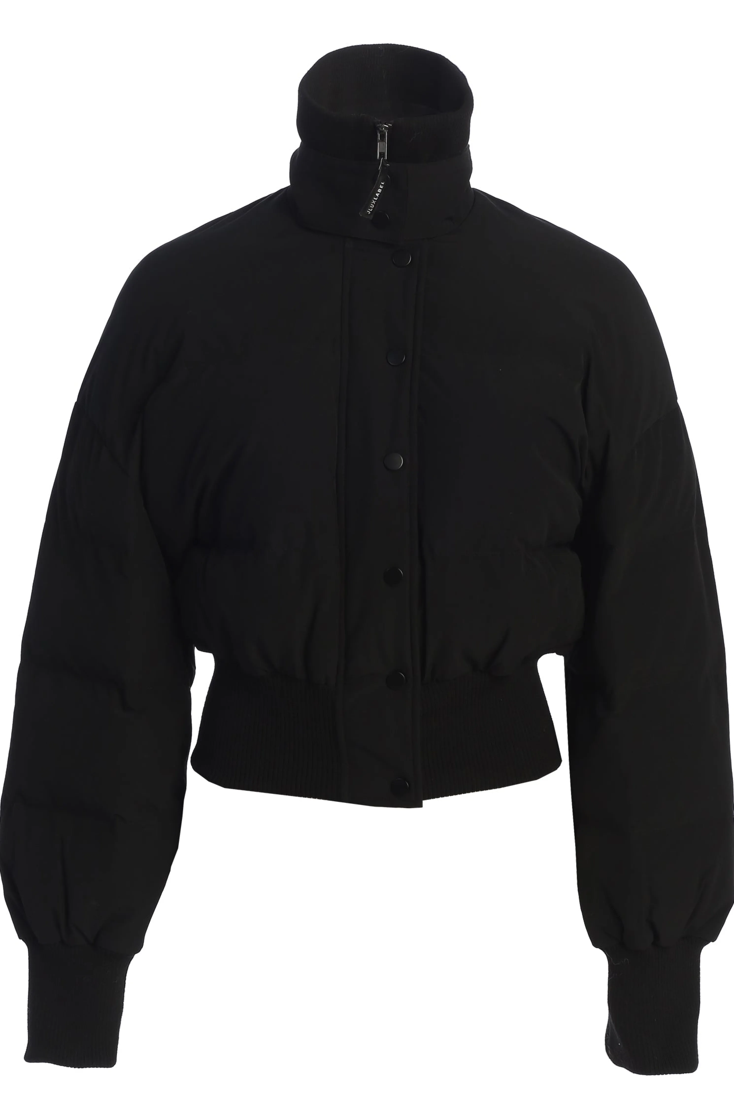 Black Stassie Ribbed Jacket
