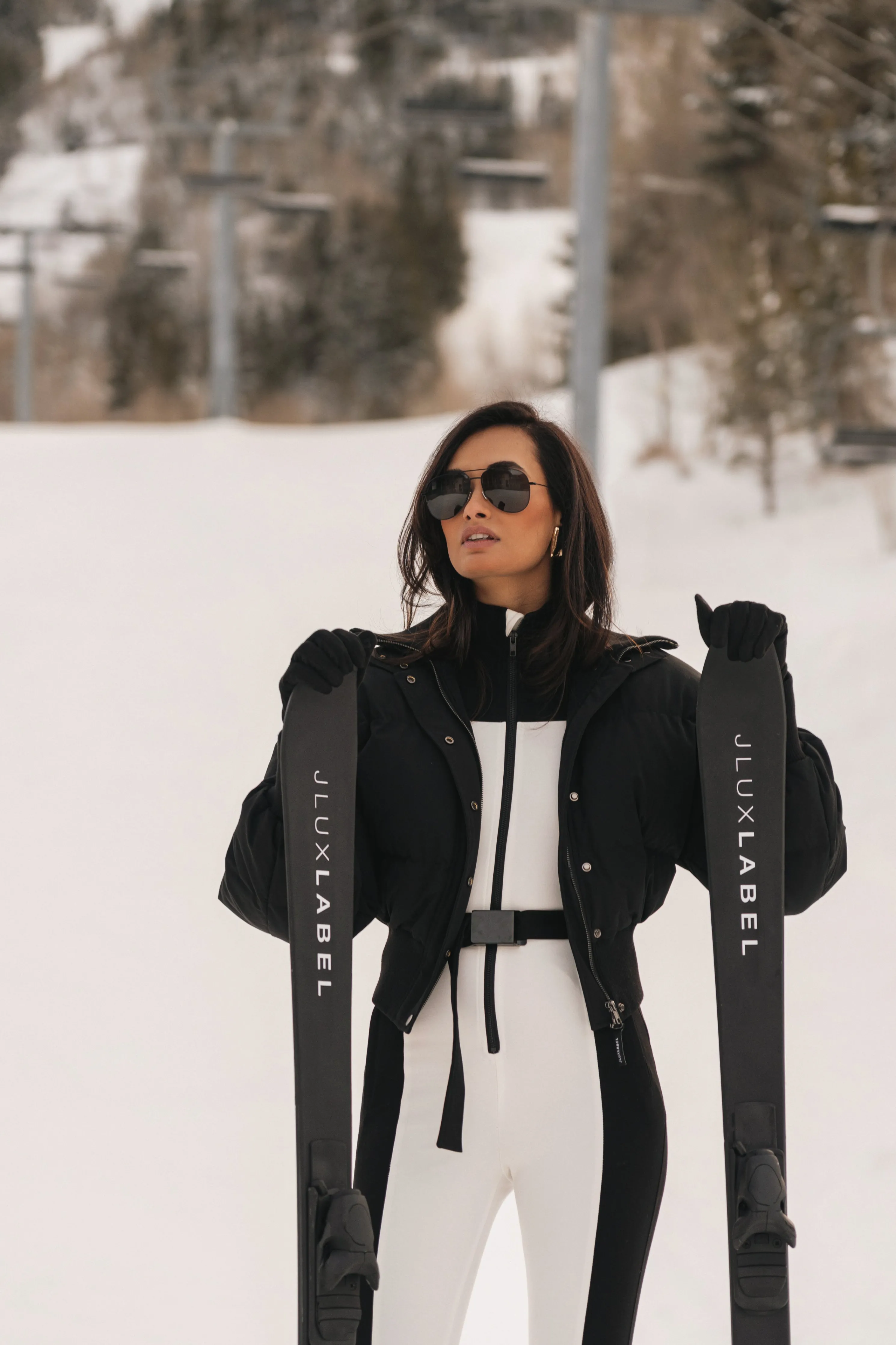 Black Stassie Ribbed Jacket