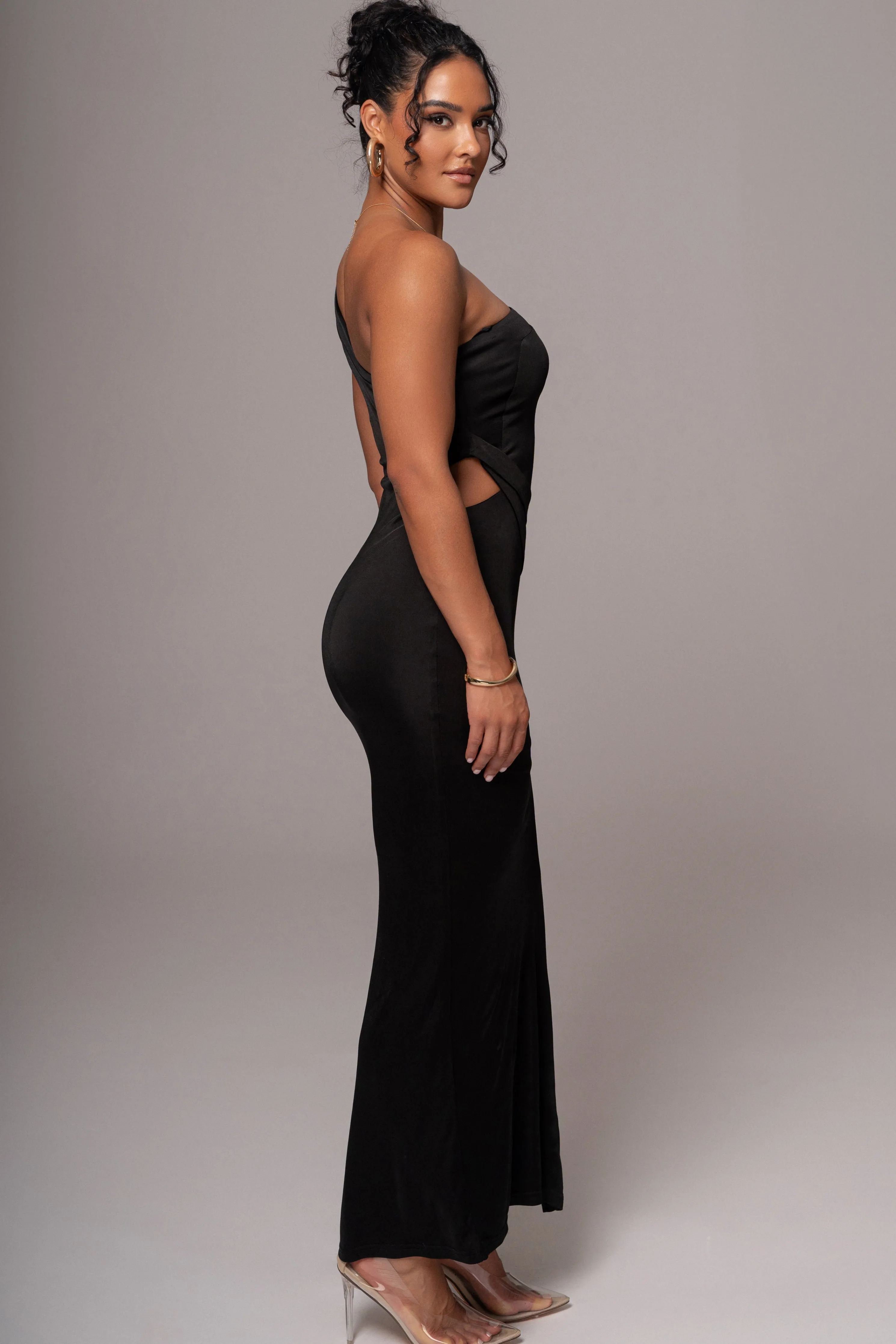Black Surrey Maxi Dress
