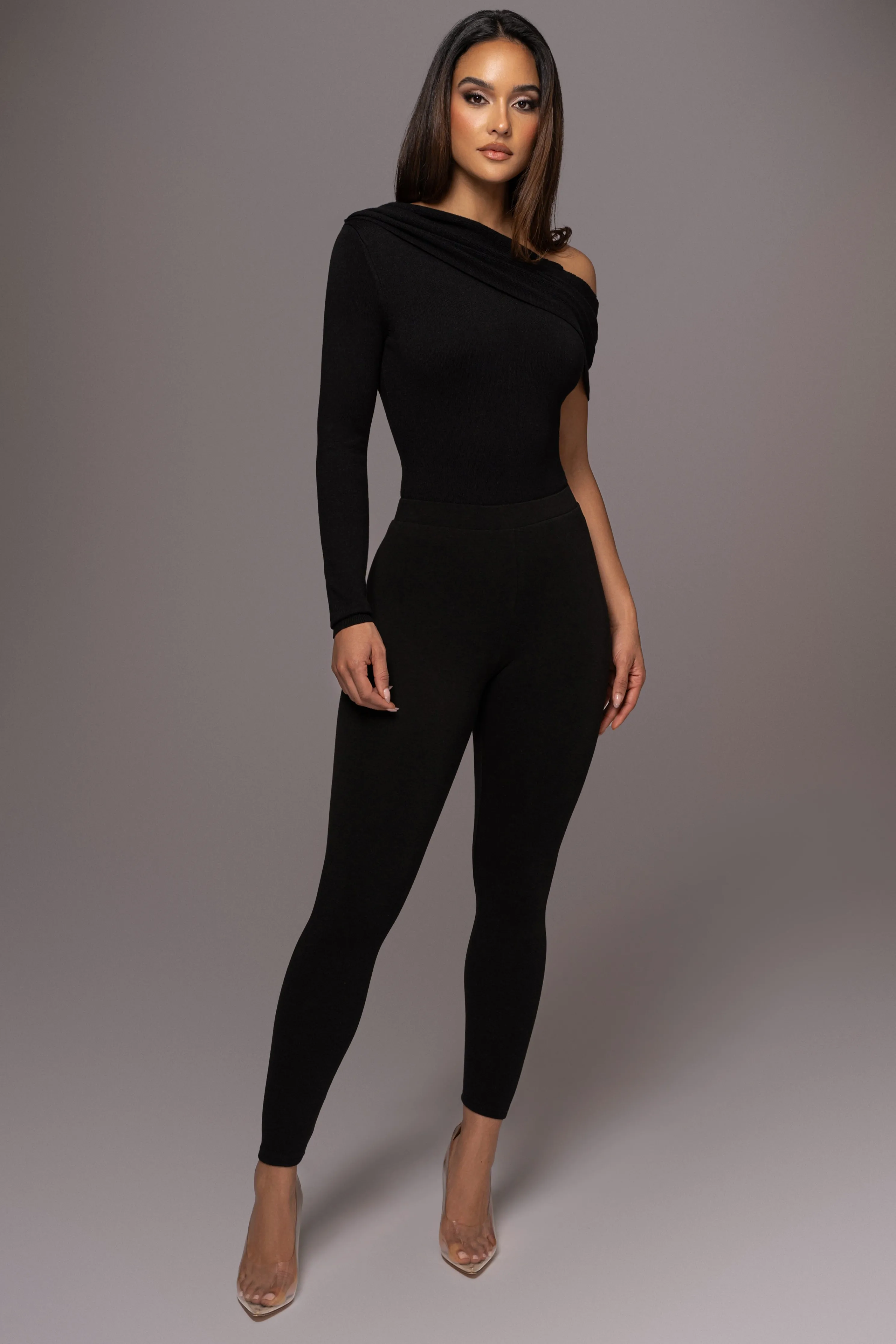 Black Transcend High Rise Leggings