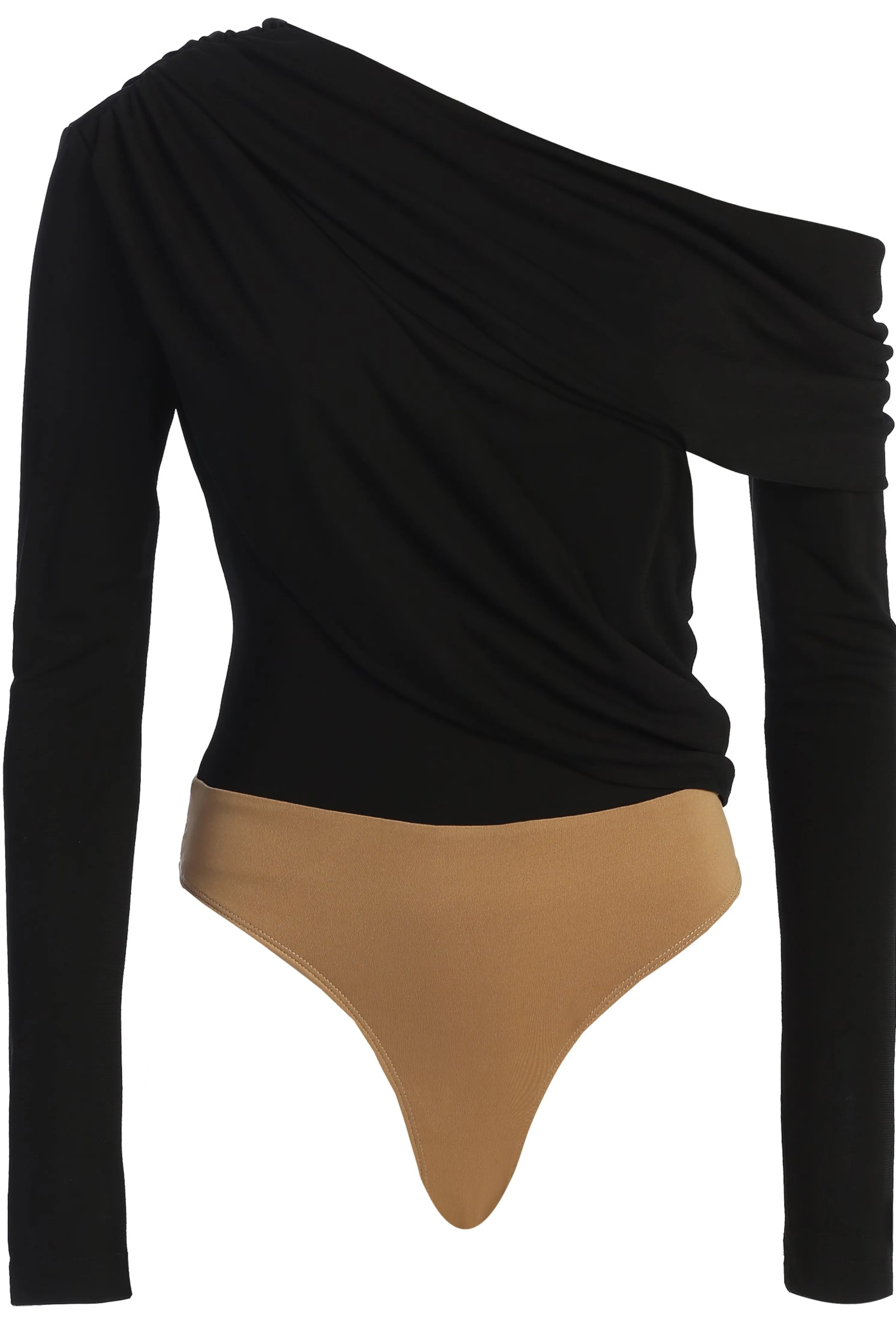 Black Ultra High Neck Bodysuit