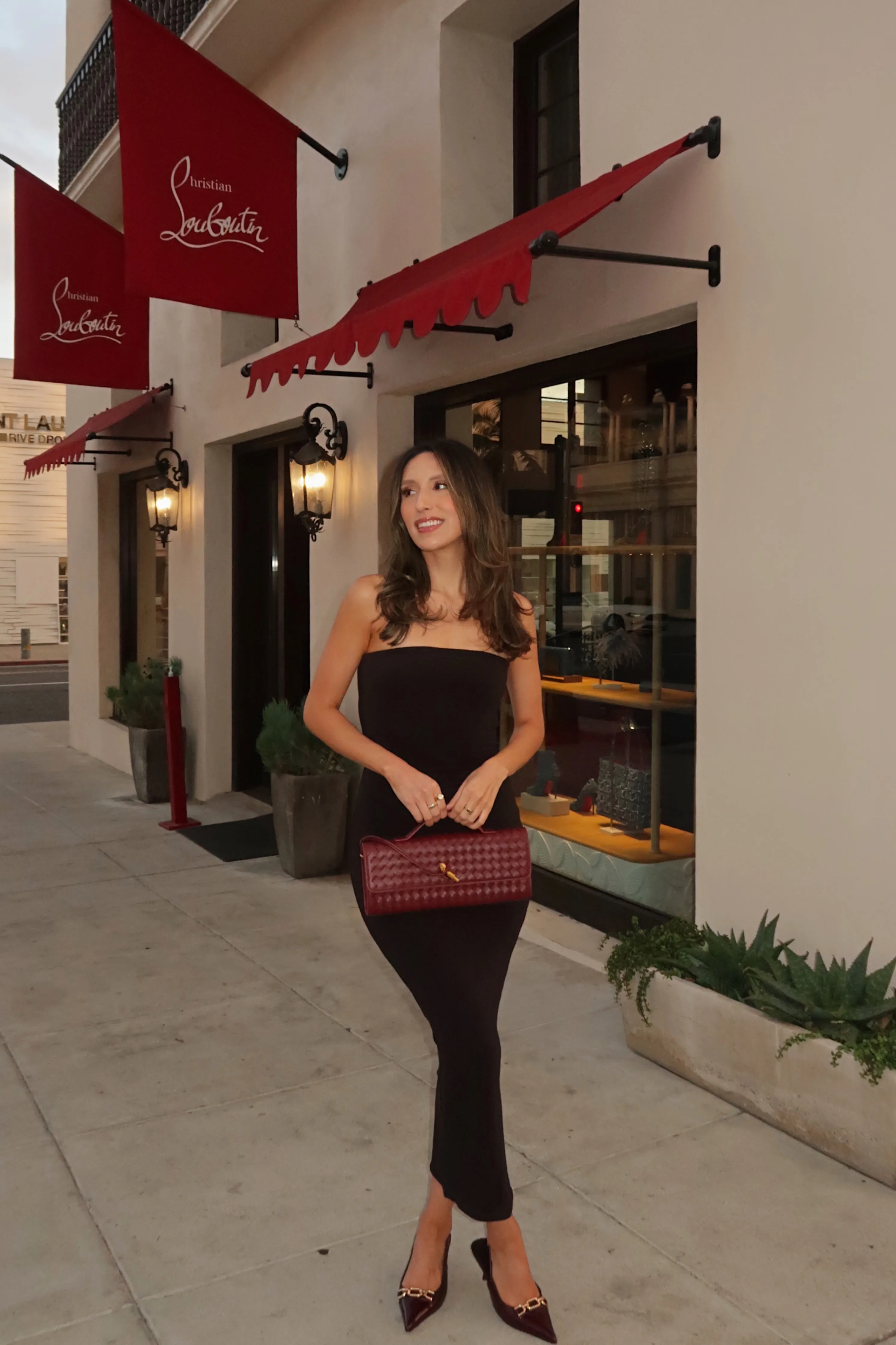 Black/Pecan Shelley Reversible Maxi Dress