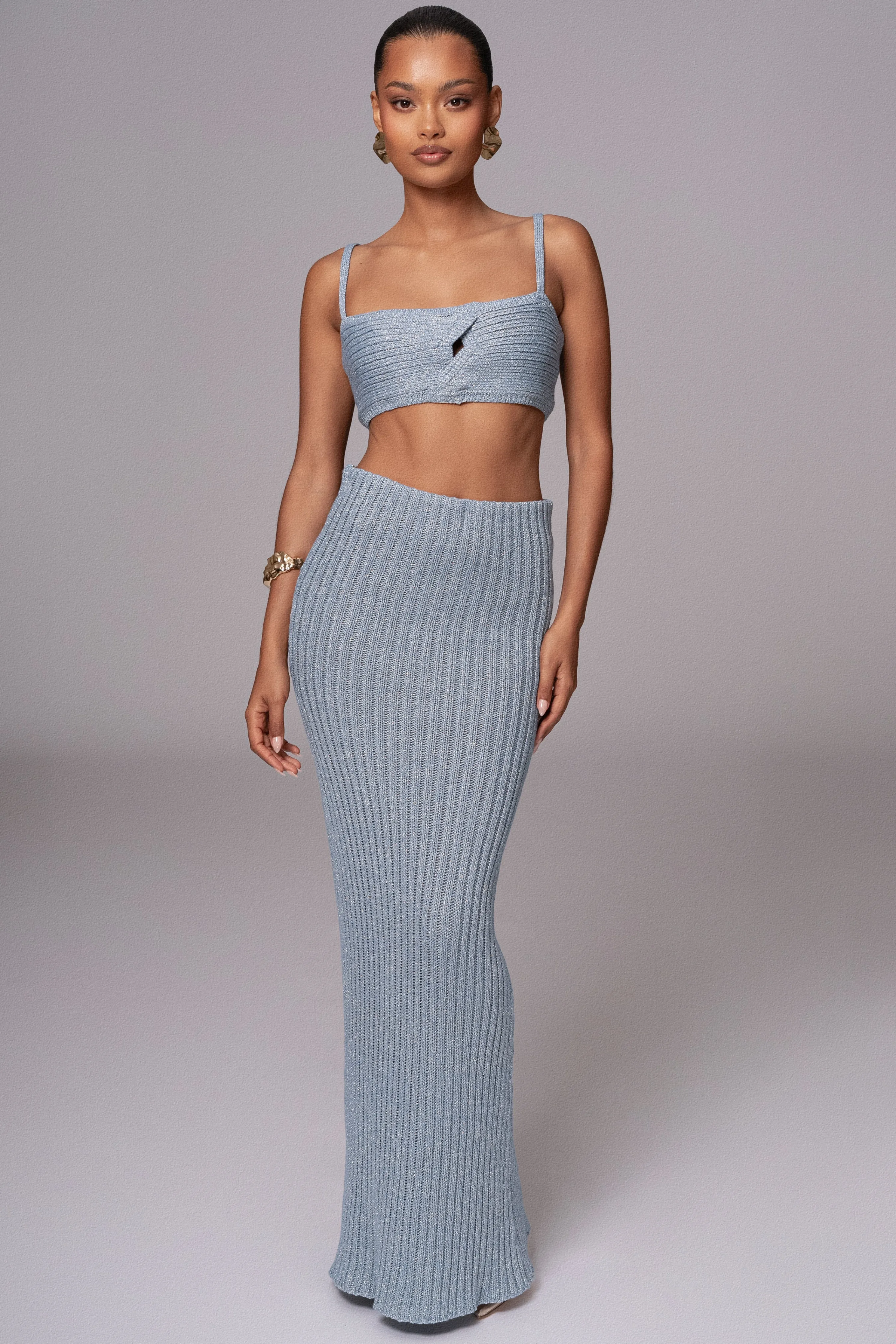 Blue Sunny Skirt Set