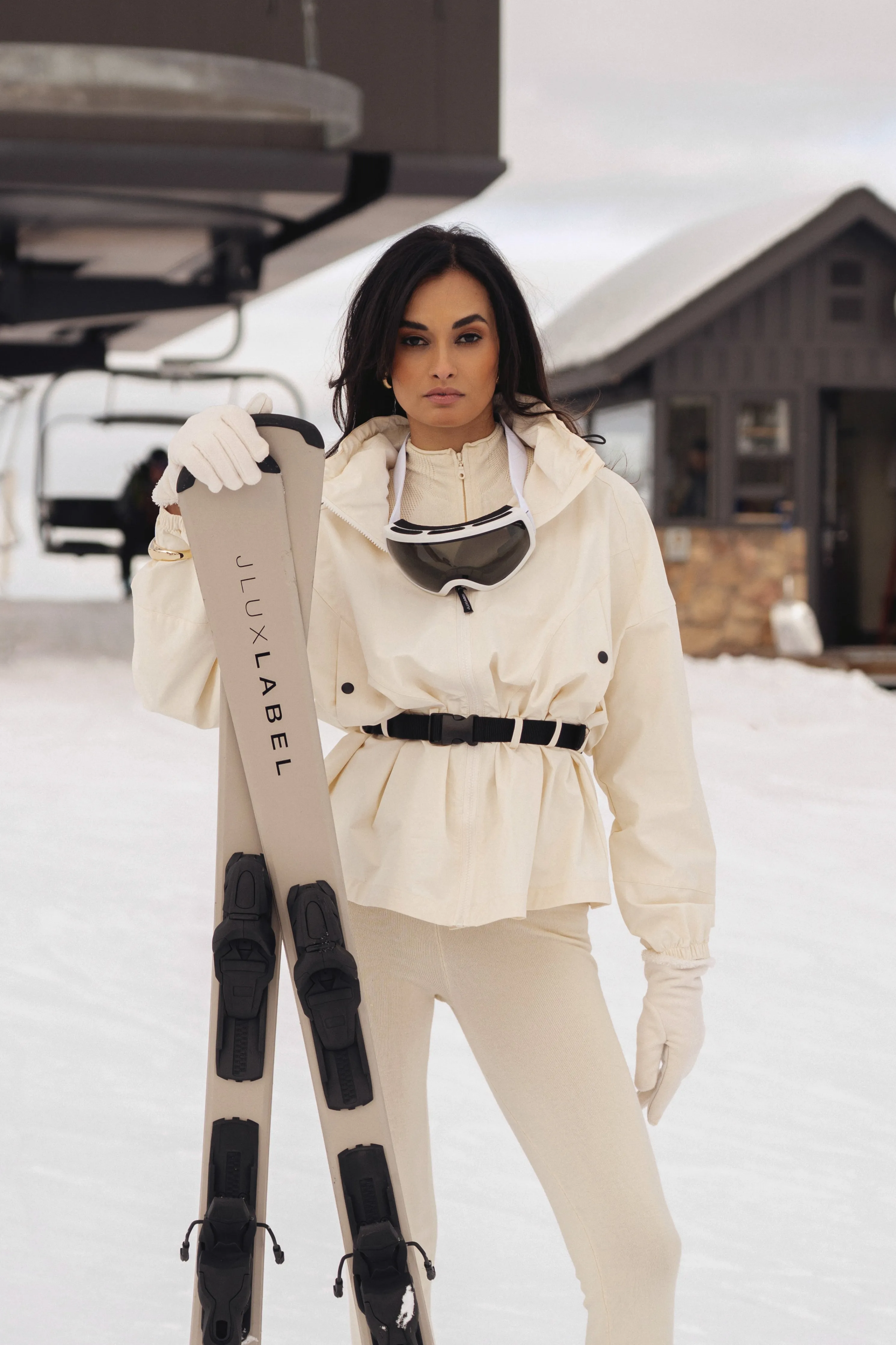 Buttercream Kris Front Zipper Jumpsuit