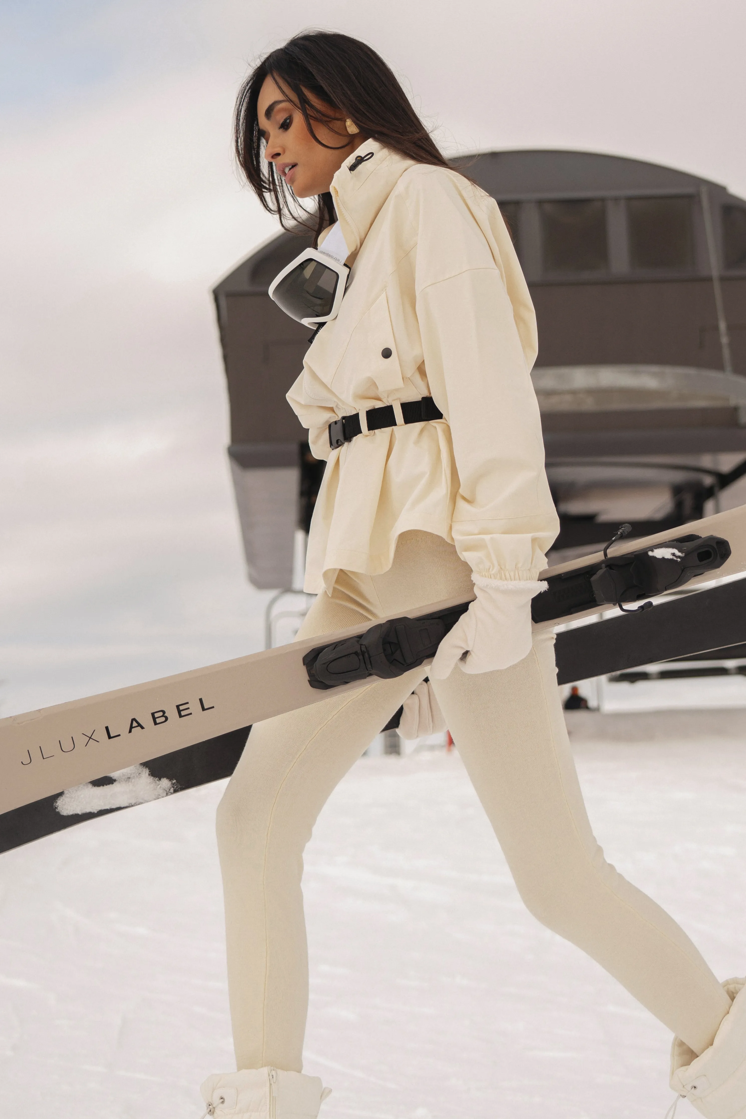 Buttercream Kris Front Zipper Jumpsuit