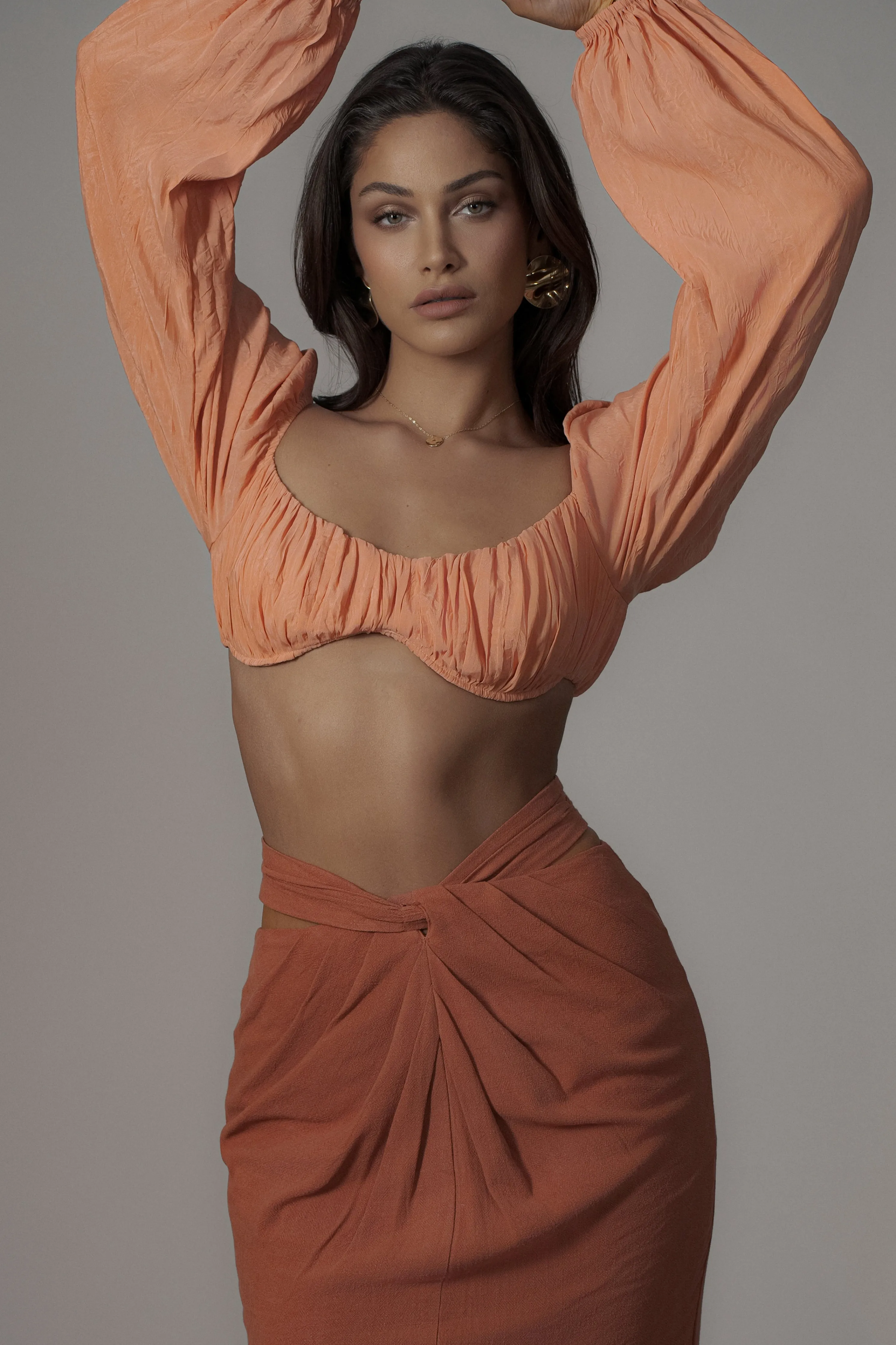 Coral Carey Long Sleeve Top