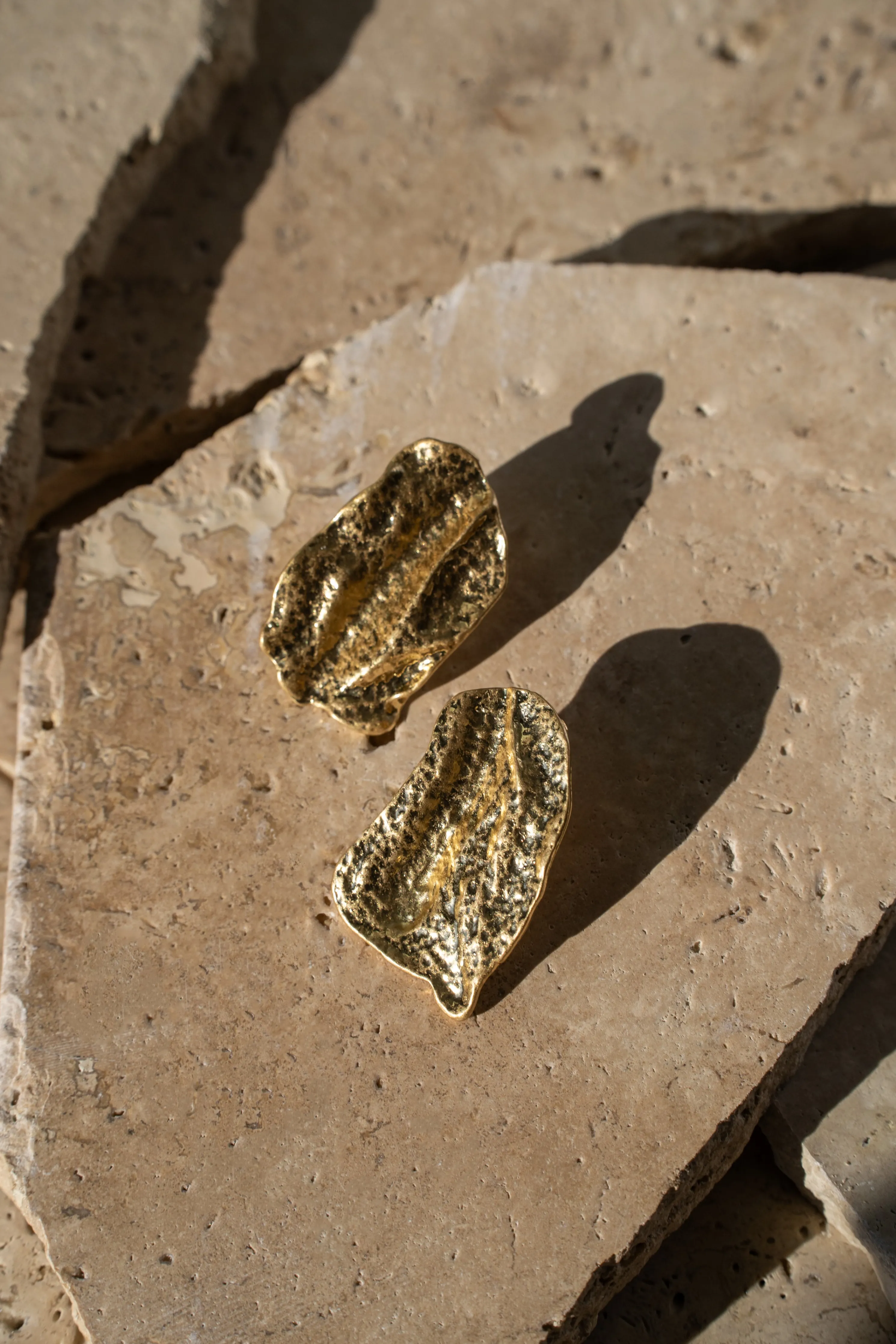 Gold Back In Time Earrings
