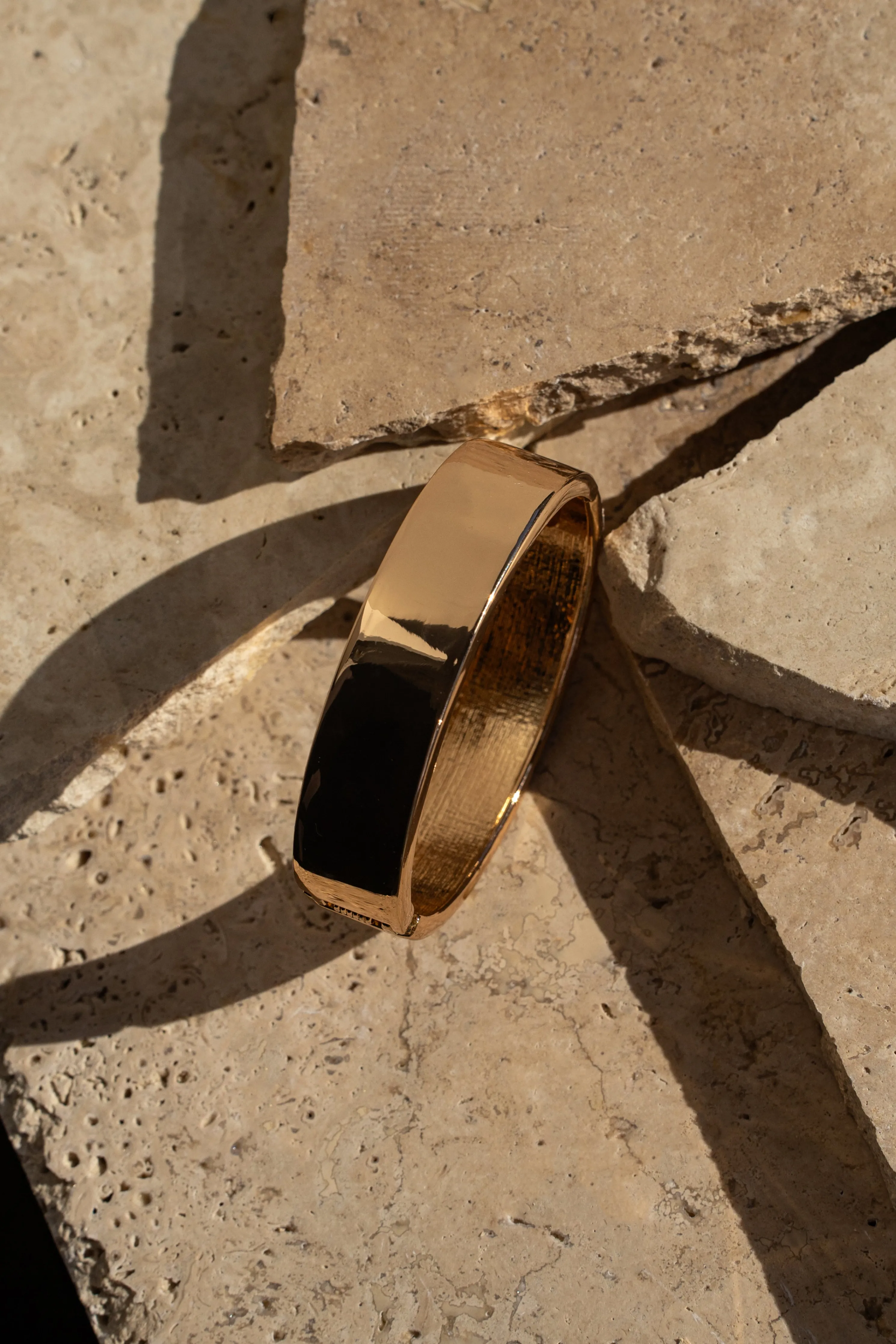 Gold Danya Hinge Bracelet