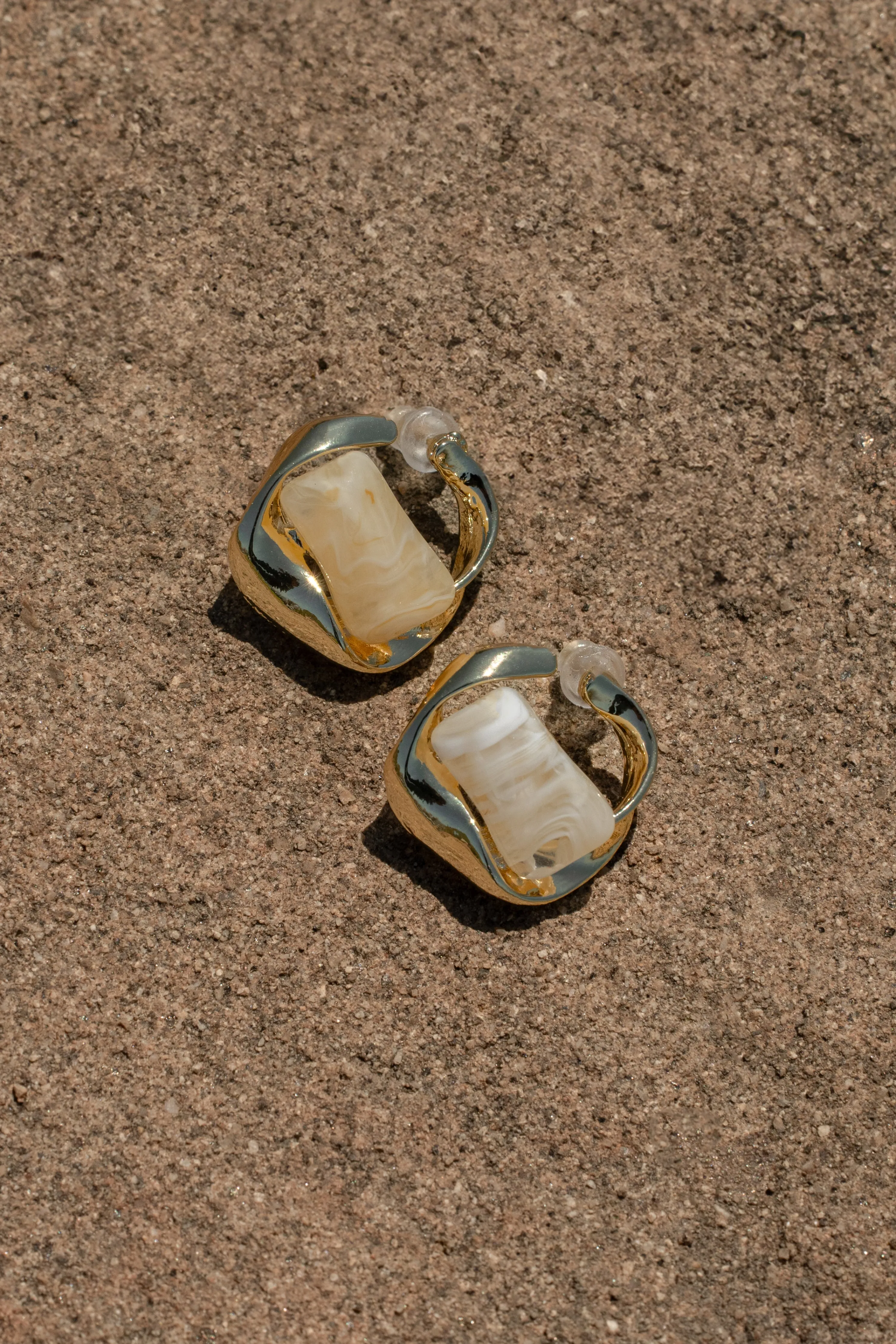 Gold Sade Stud Earrings