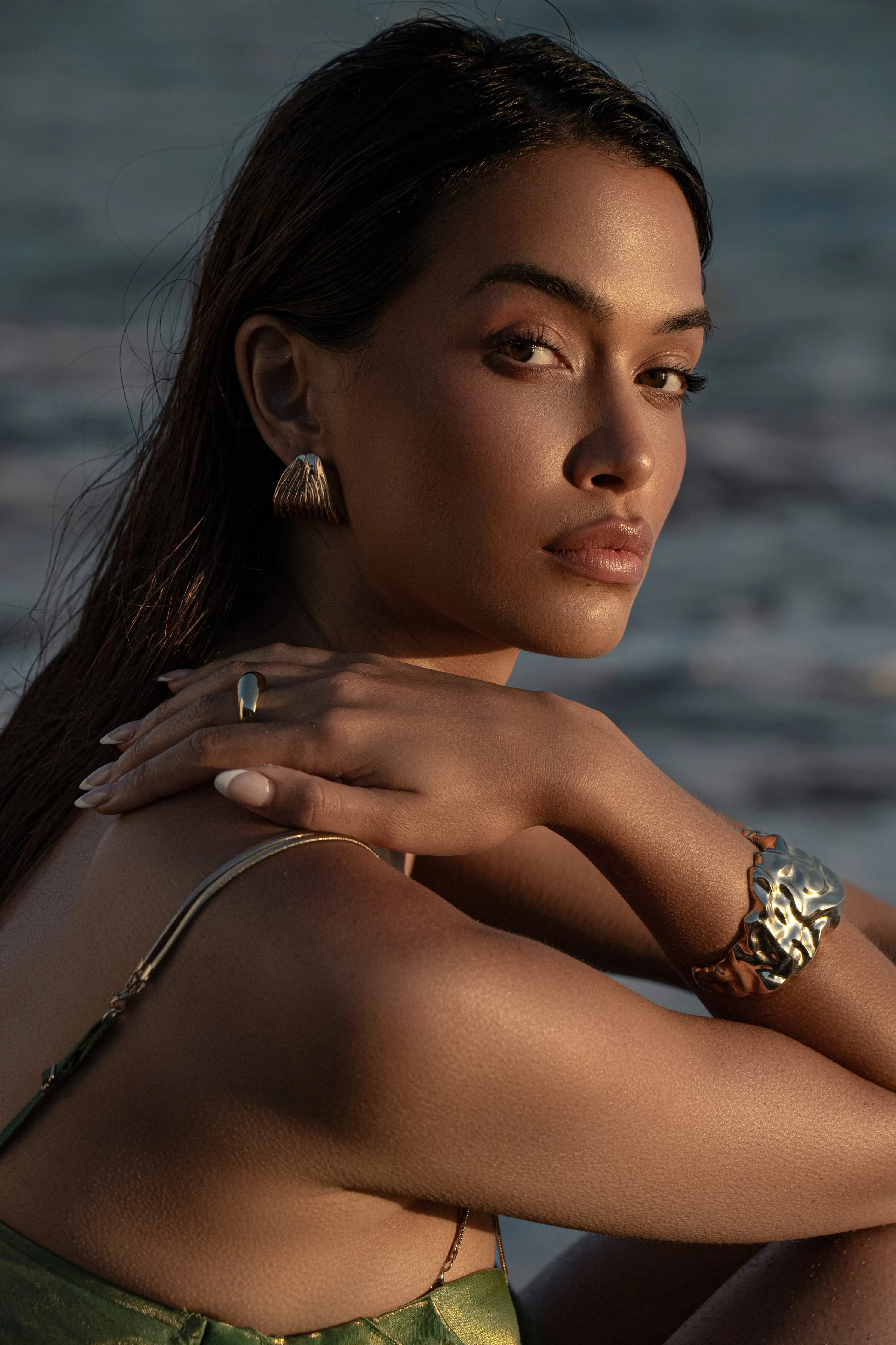 Gold Shiloh Cuff Bracelet