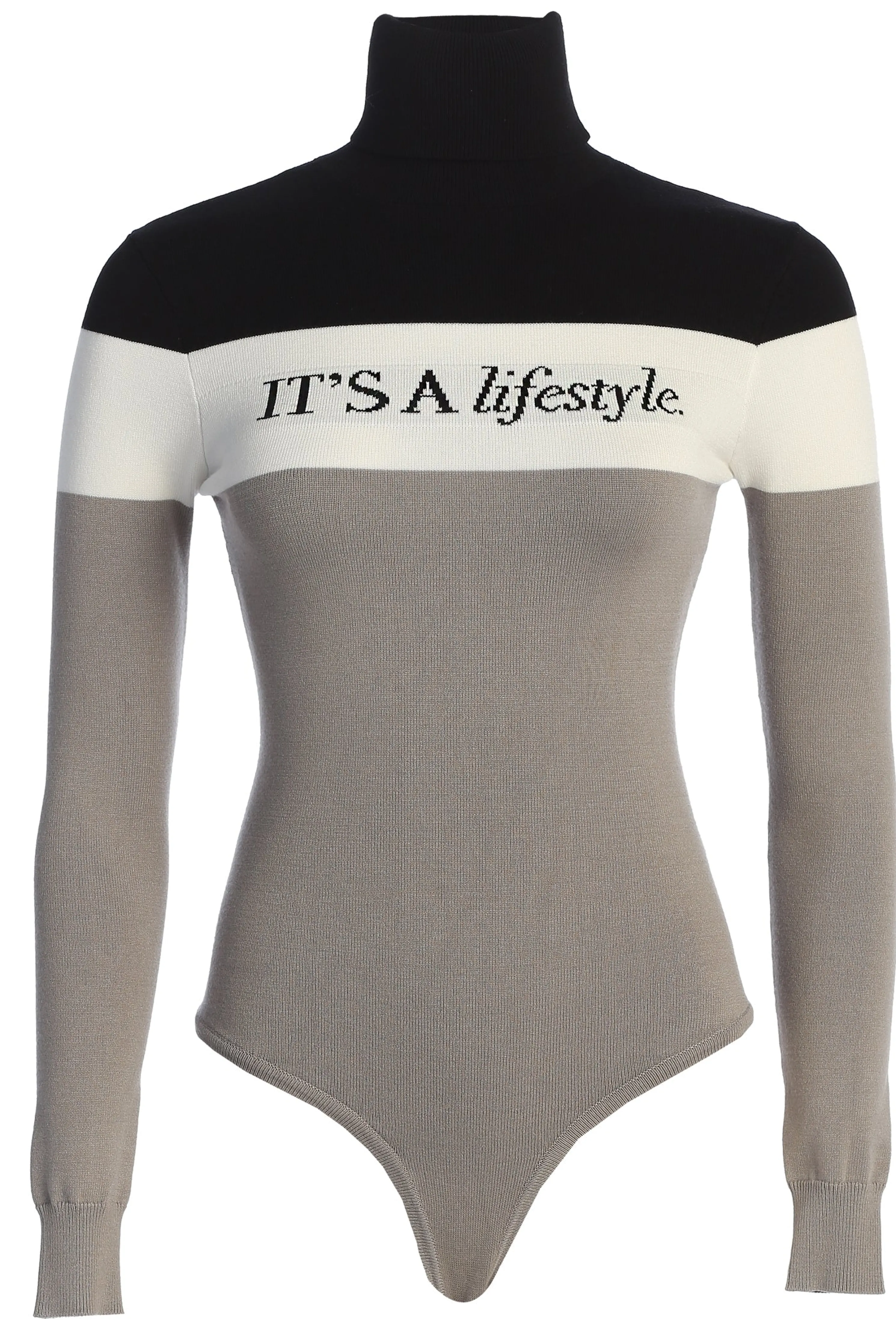 Grey Lifestyle Knit Bodysuit