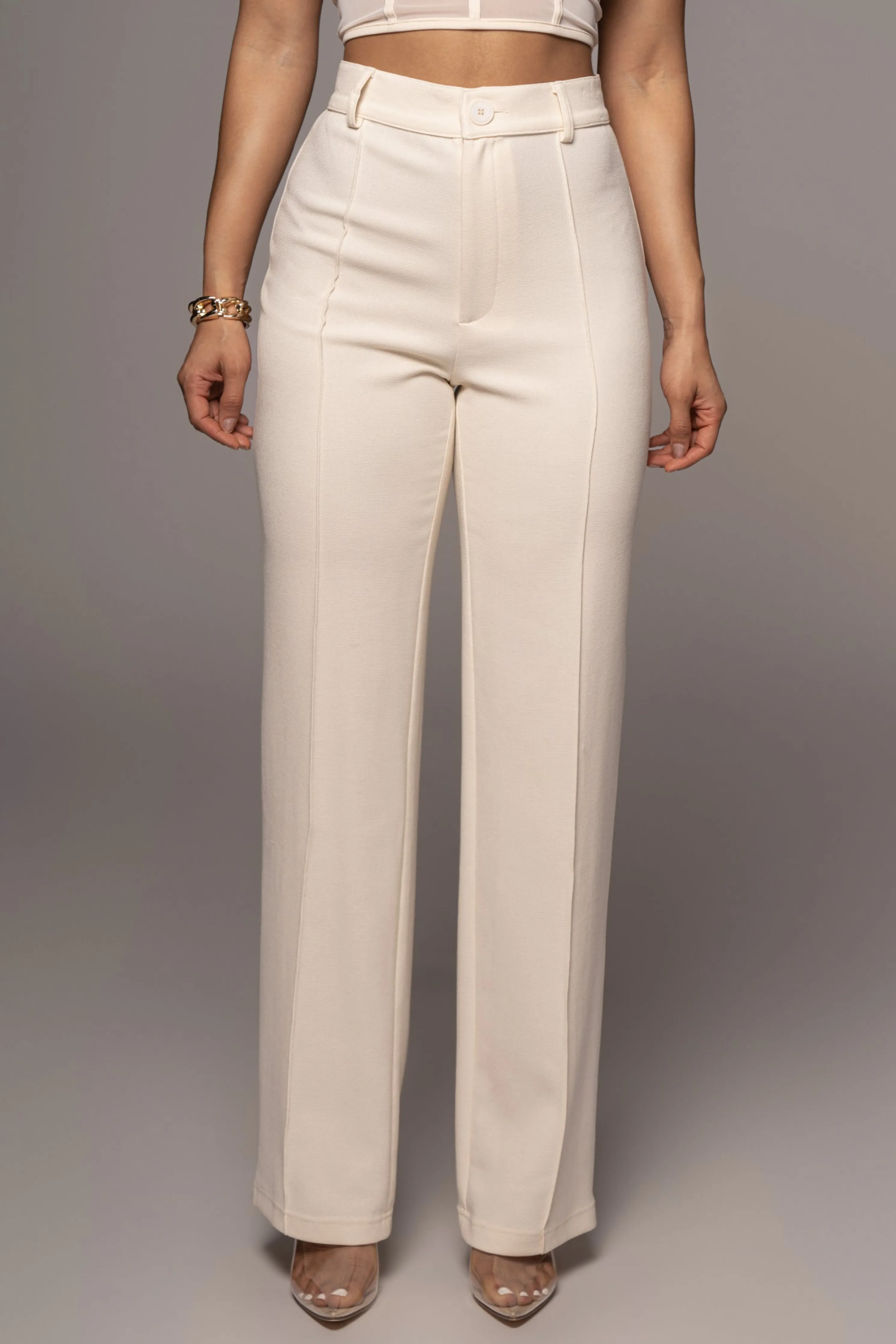 Ivory  Arlette Trousers