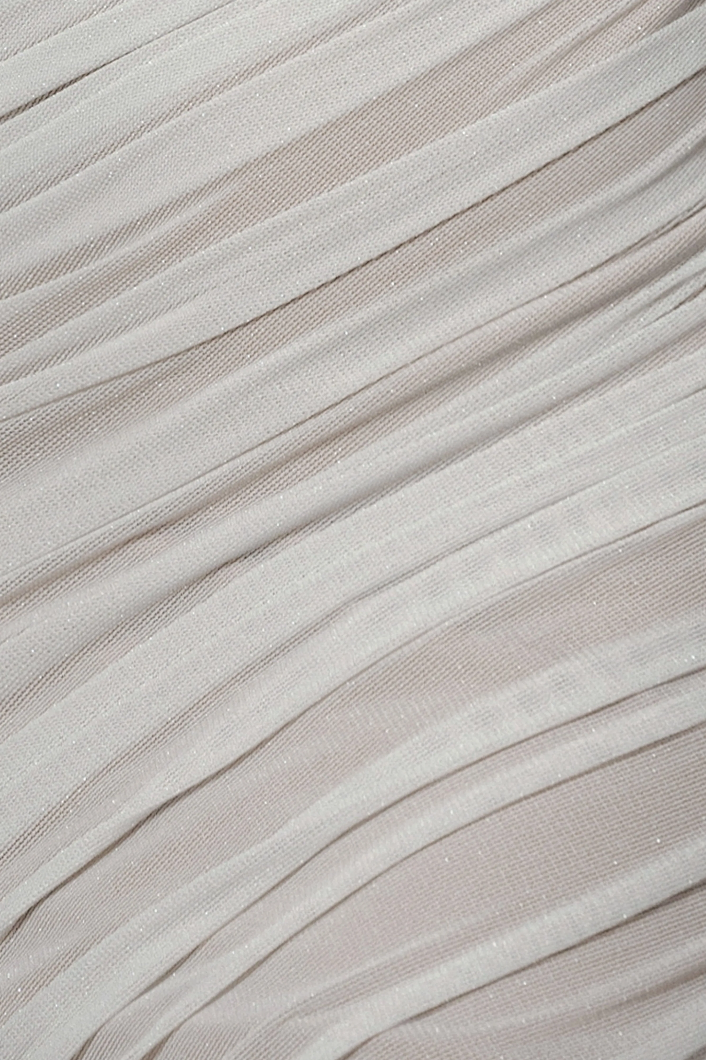 Ivory Aura Shimmer Midi Dress