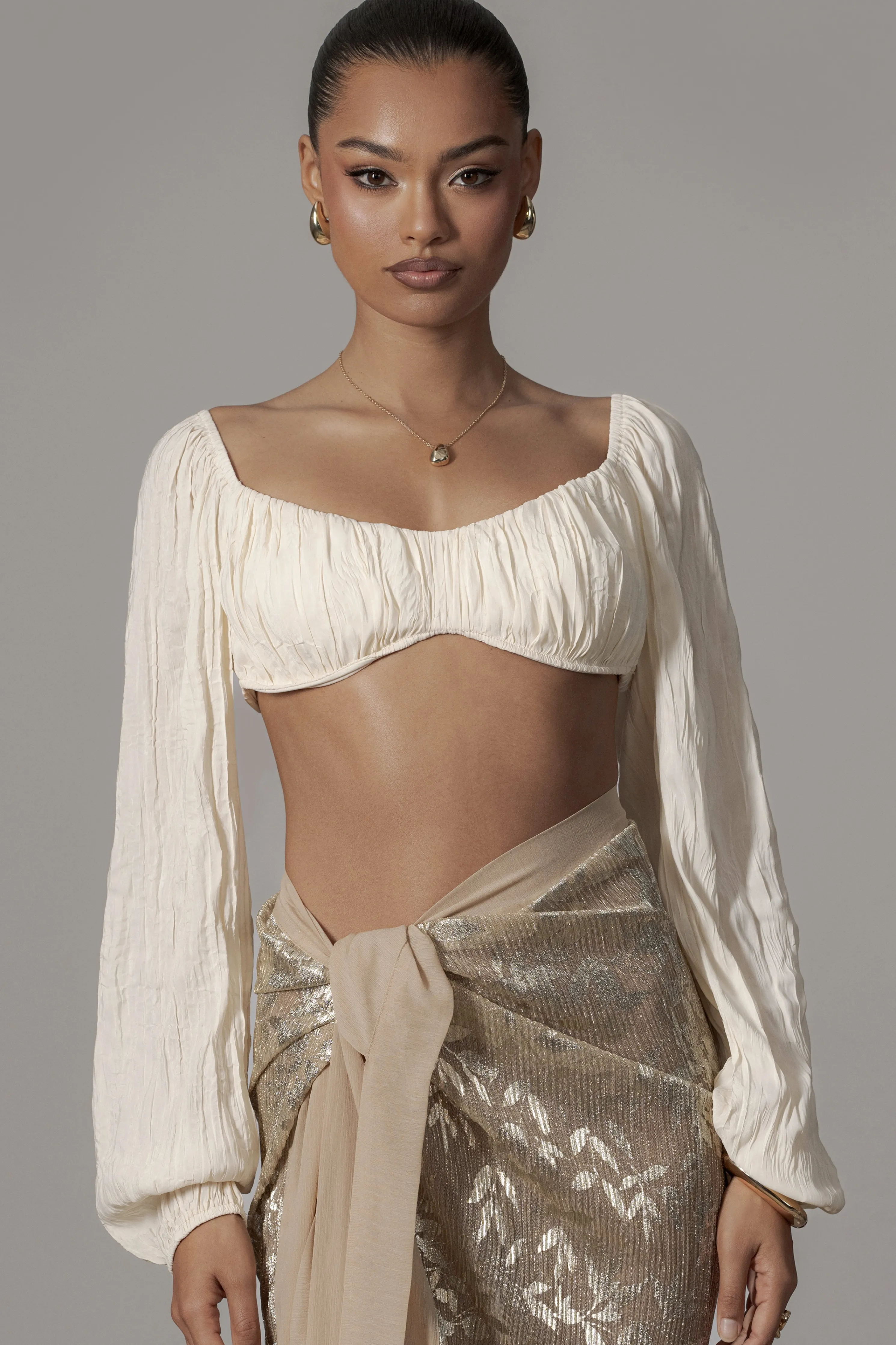 Ivory Carey Long Sleeve Top