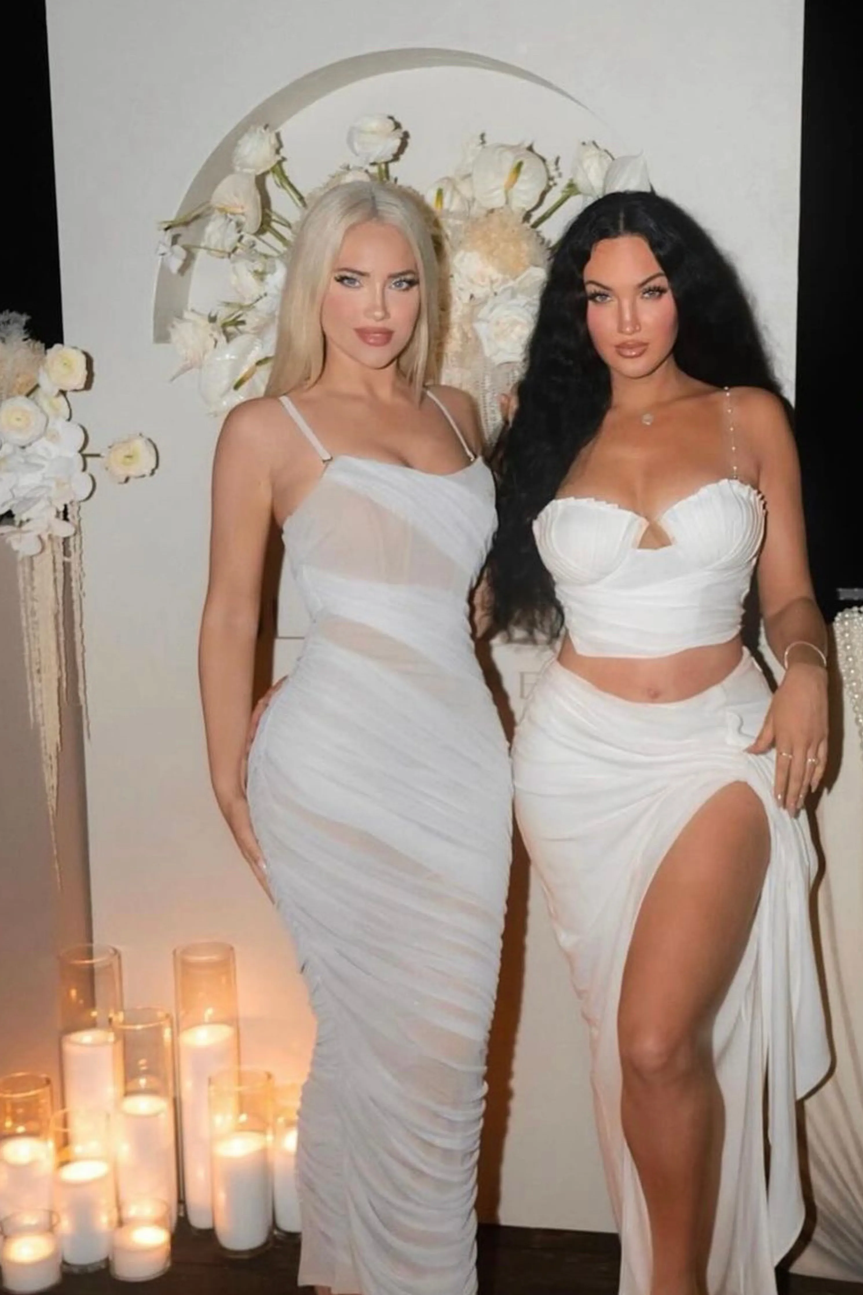 Ivory Catalina Lurex Knit Maxi Dress