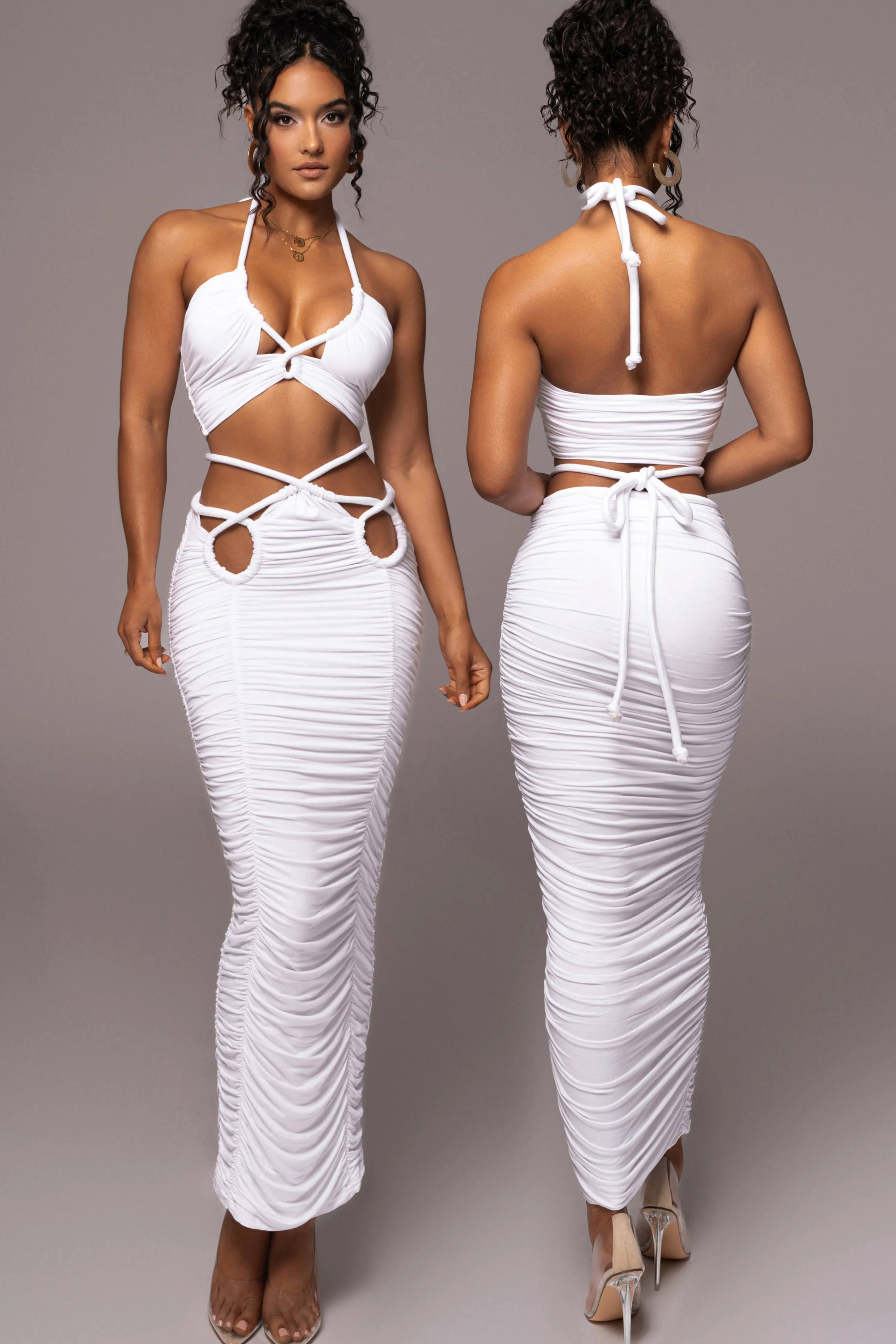 Ivory Go The Distance Skirt Set