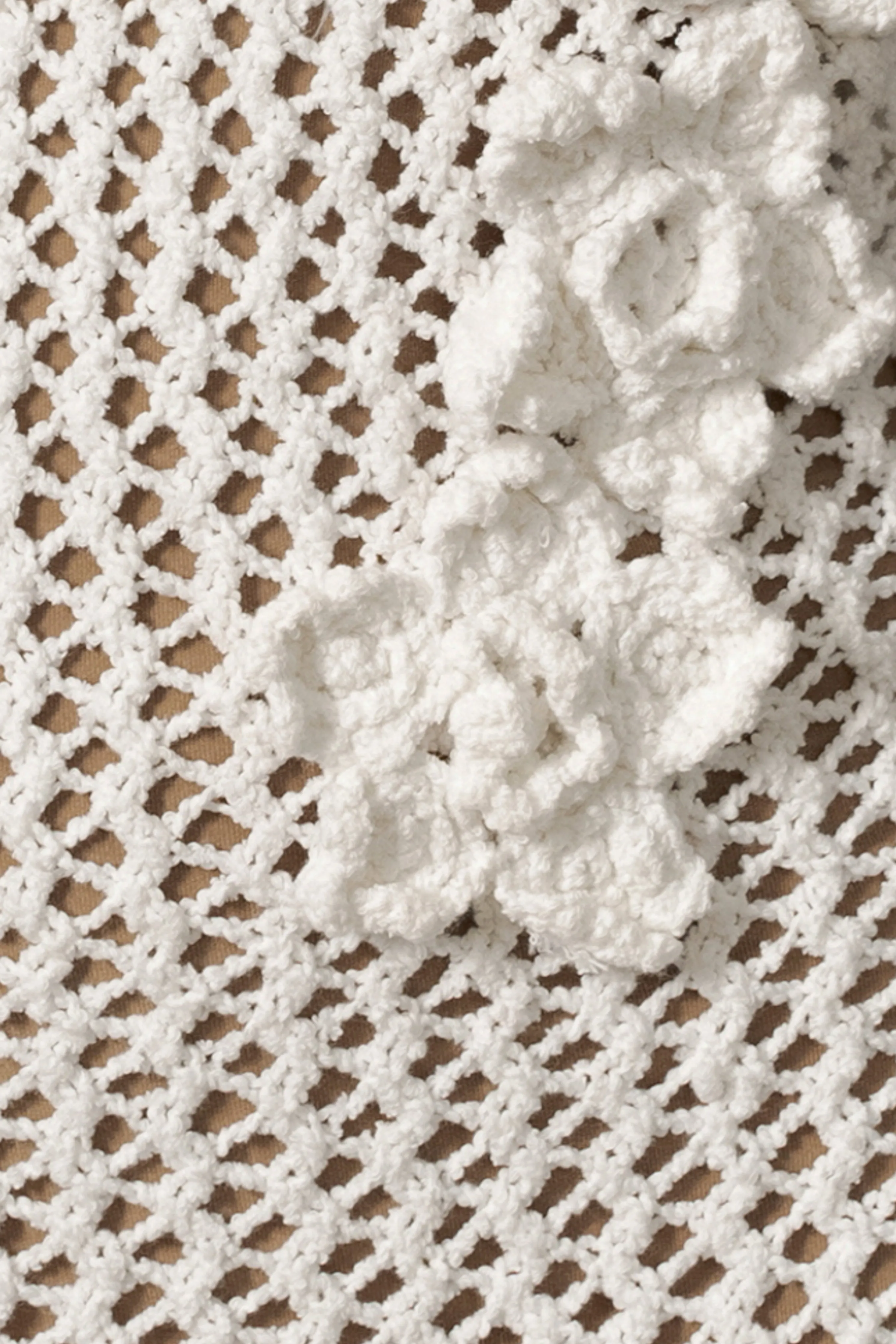 Ivory Paradise Crochet Maxi Dress