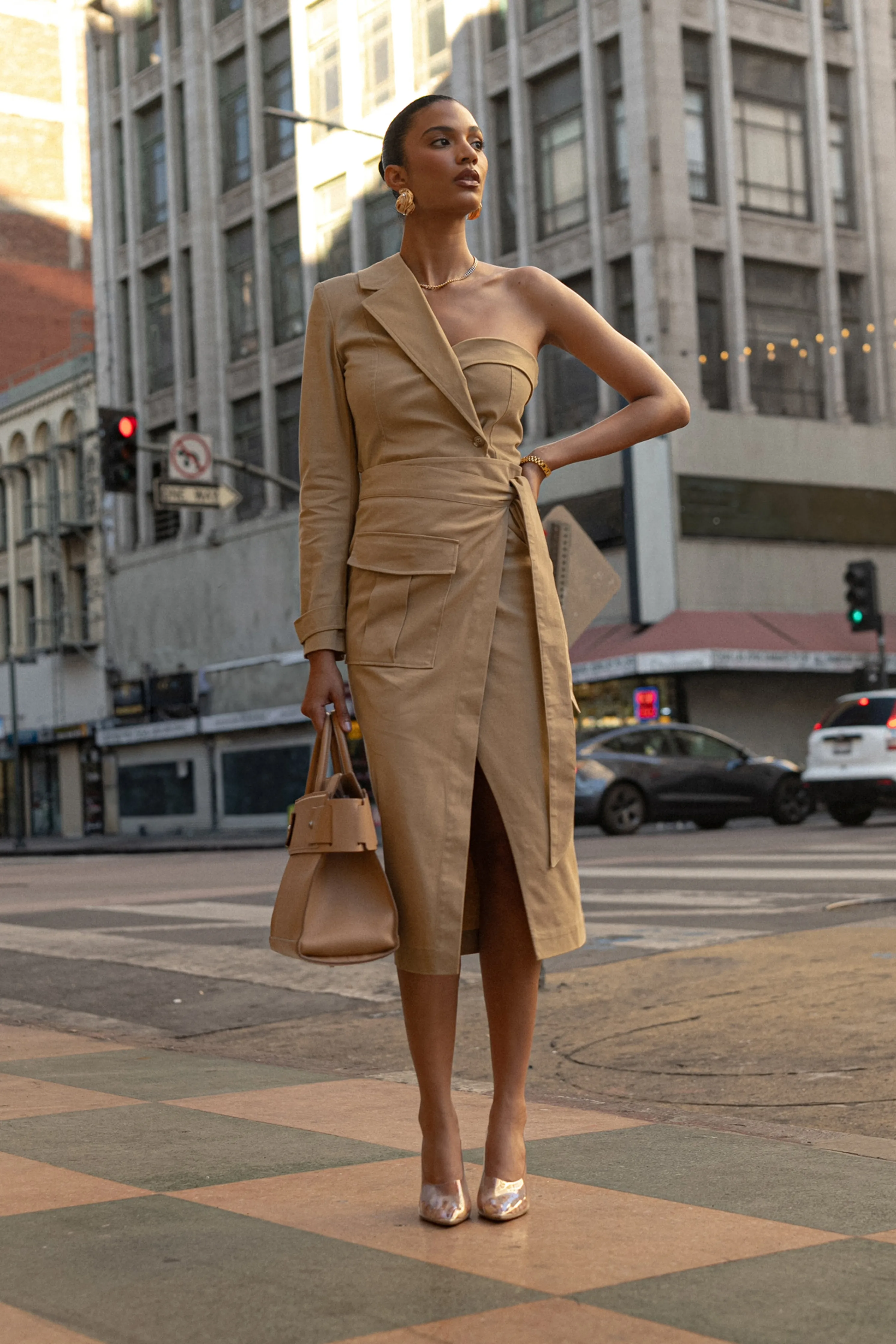 Khaki City Life Cargo Skirt