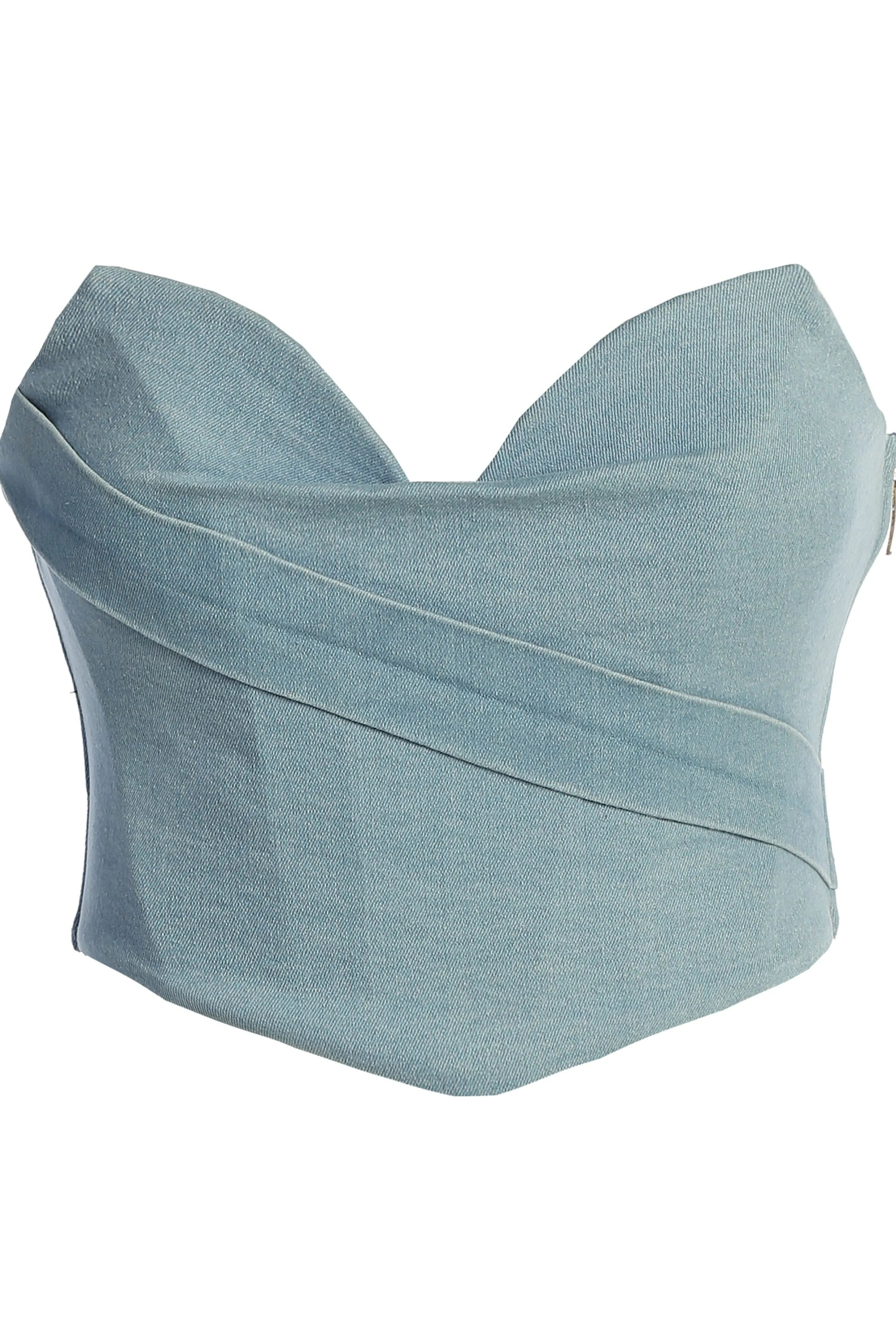 Light Wash Teyana Denim Bustier