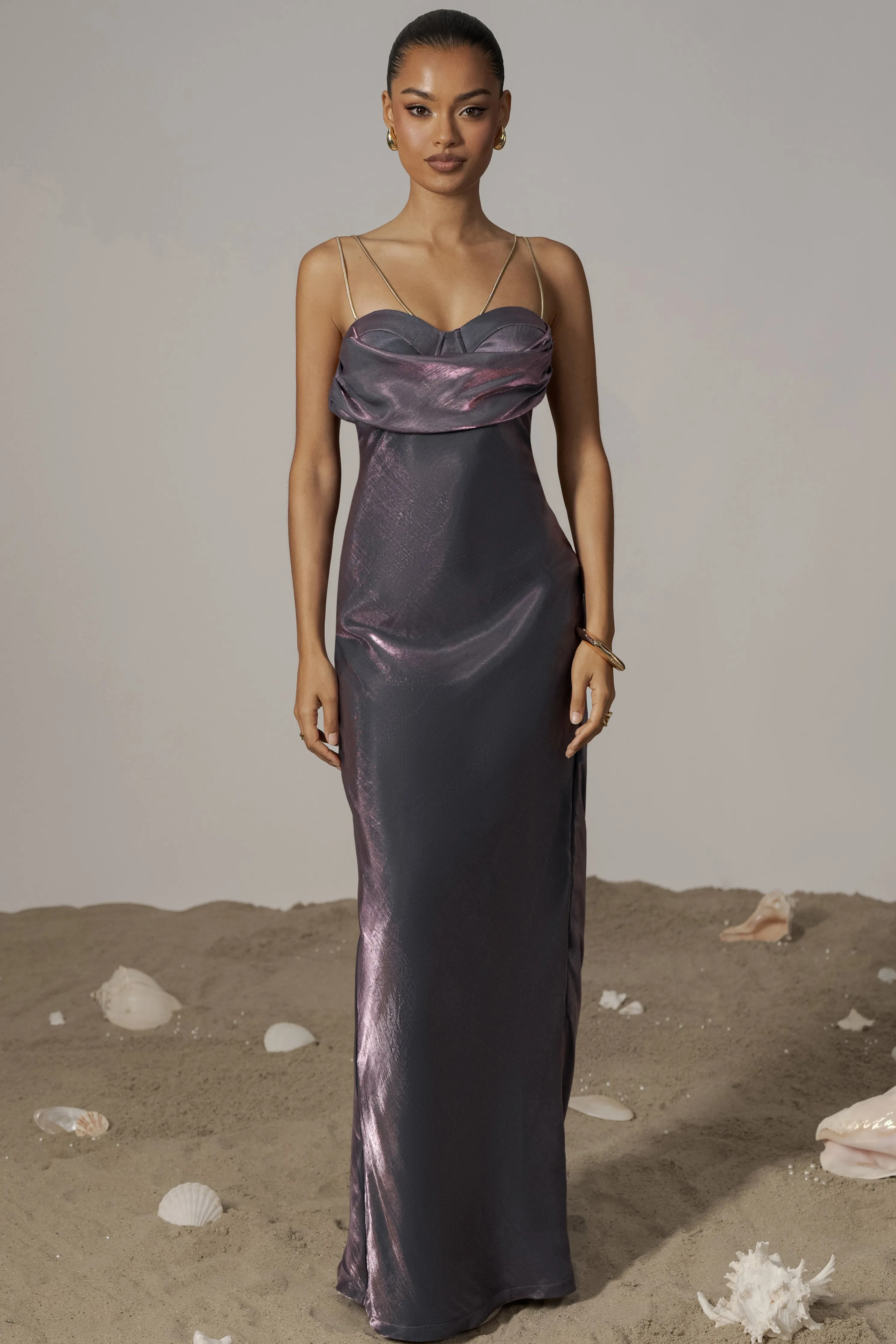 Purple Iridescent Visions Of You Dress