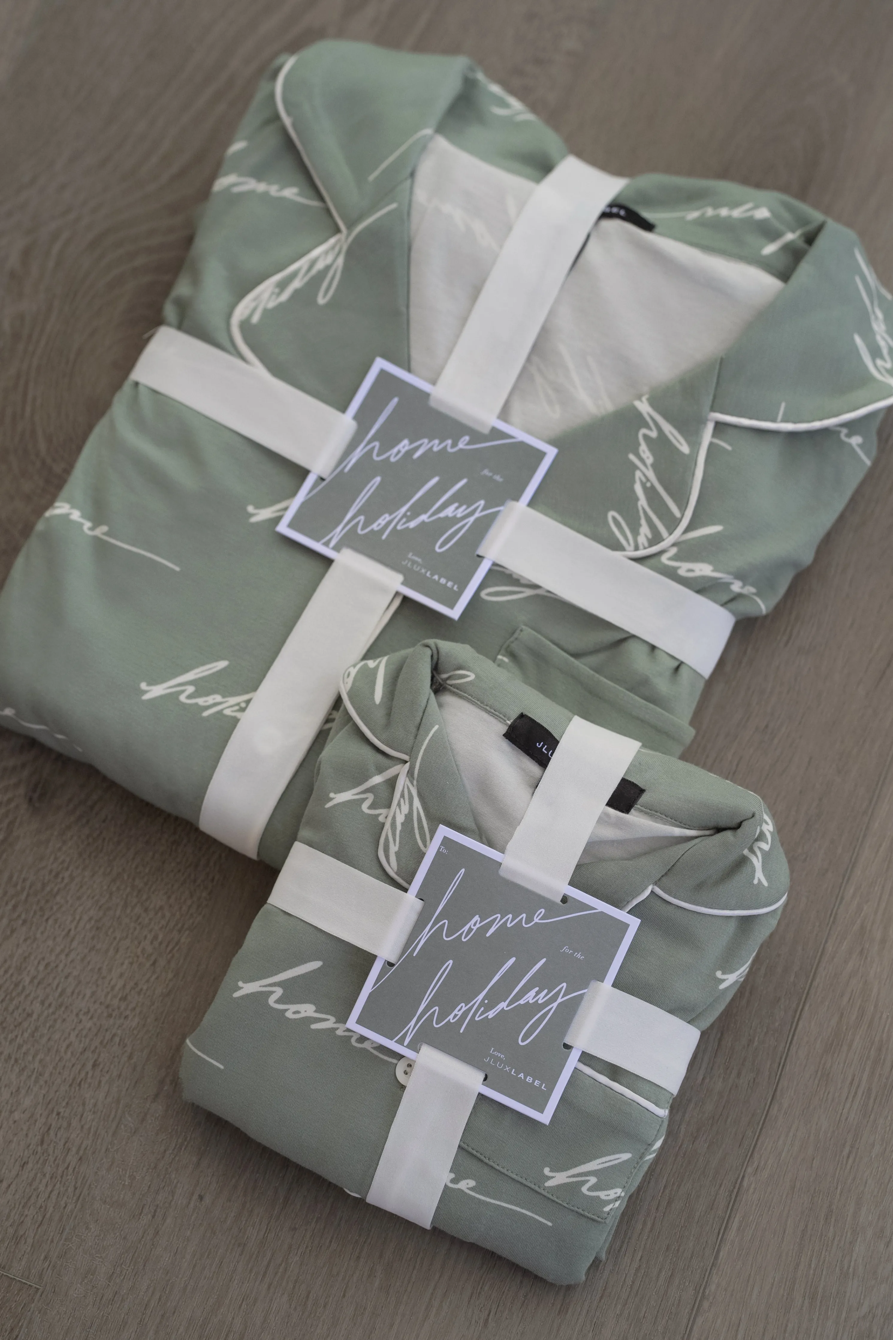 Sage Home For The Holidays Adult Pajama Set