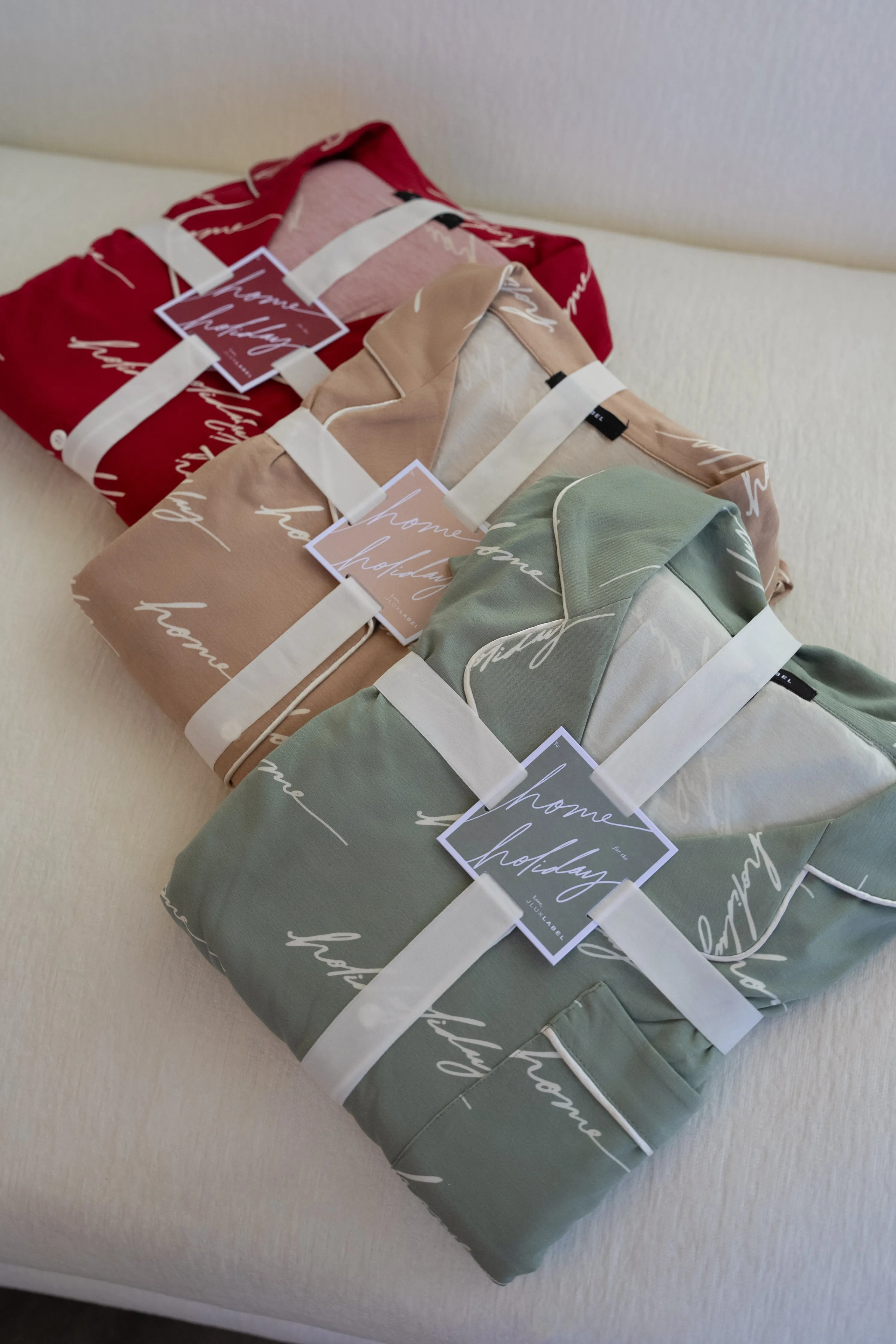 Sage Home For The Holidays Adult Pajama Set