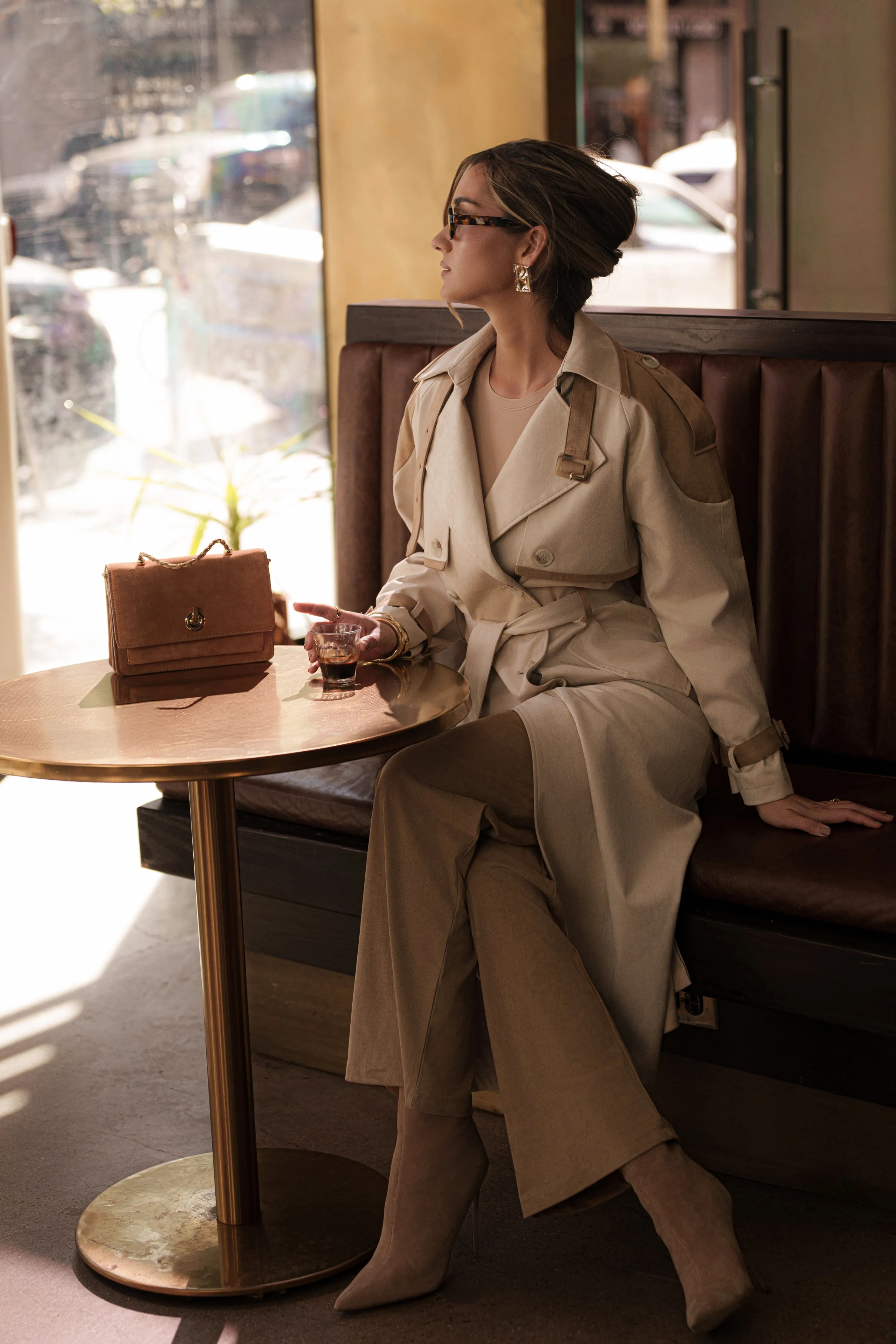 Tan Elite Suede Coat