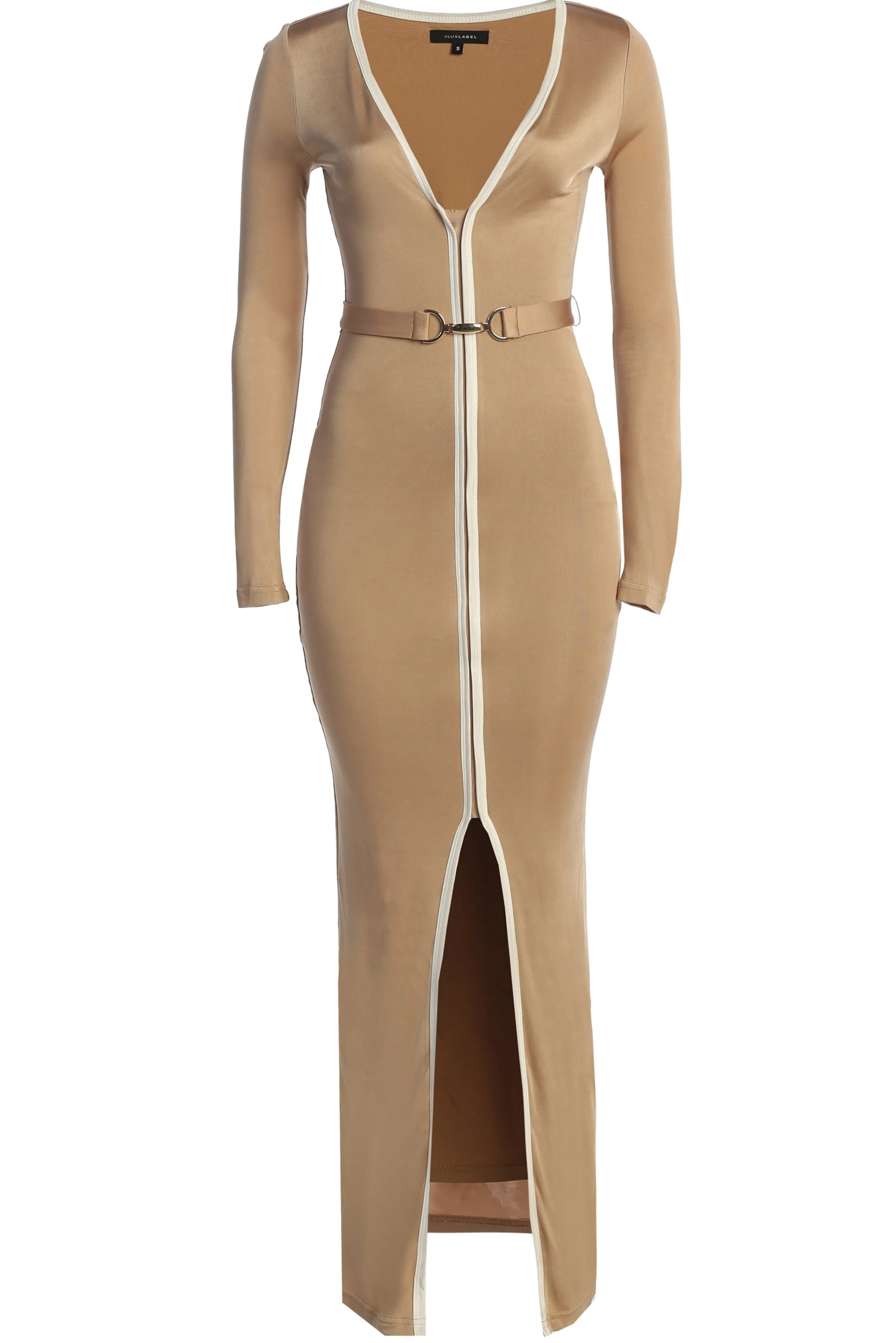 Tan Juki Maxi Dress