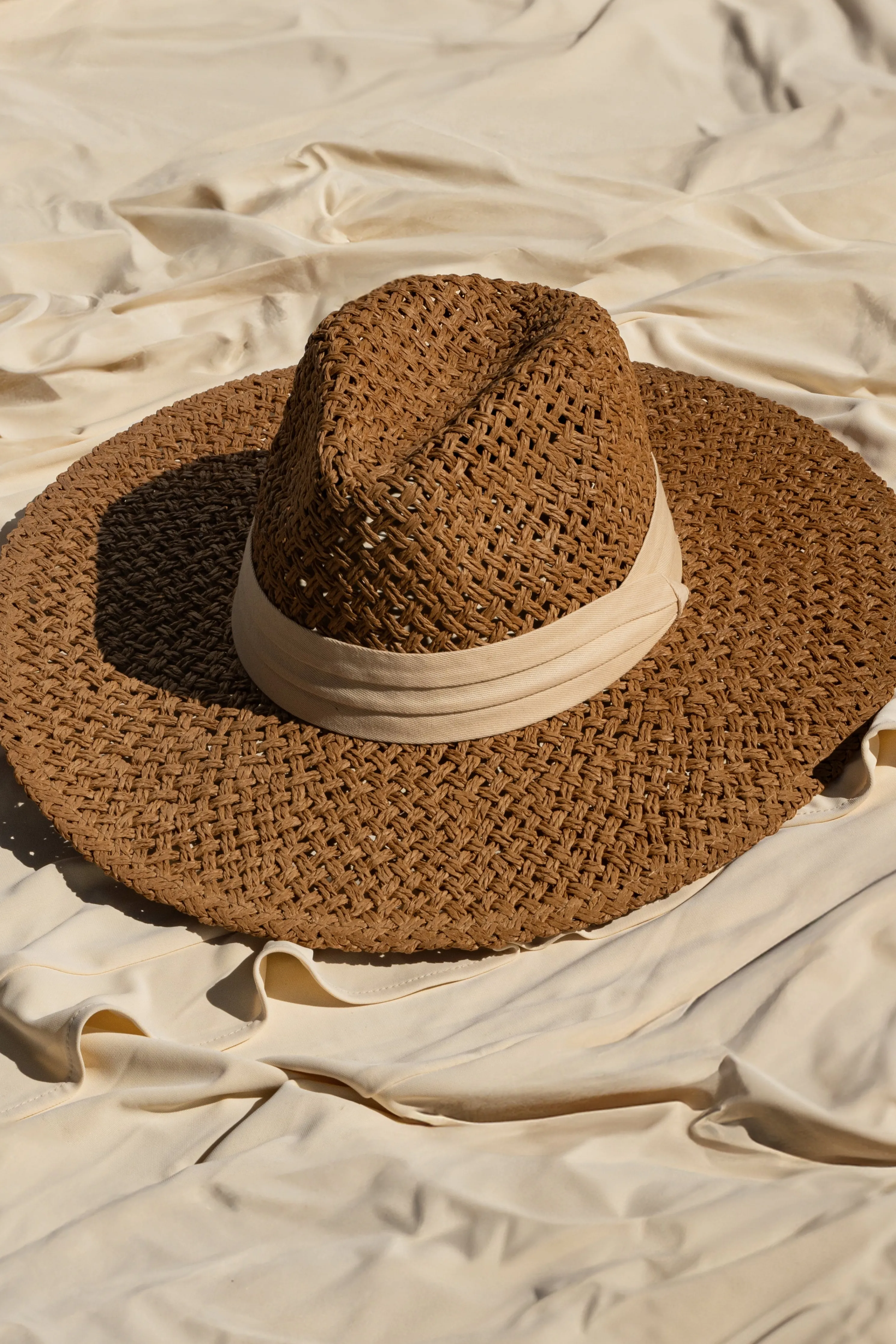 Tan Resort Ready Straw Hat