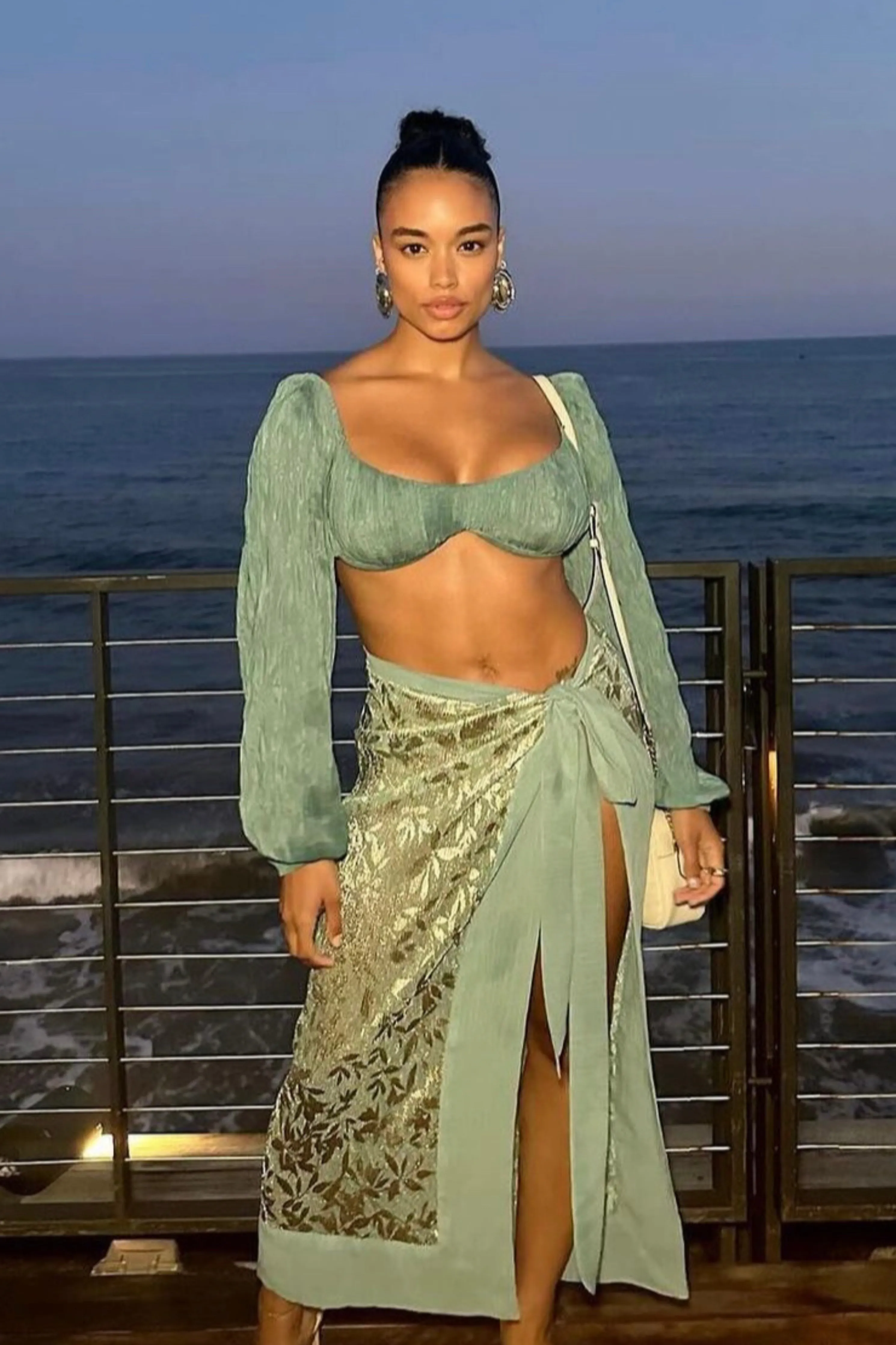 Teal Carey Long Sleeve Top