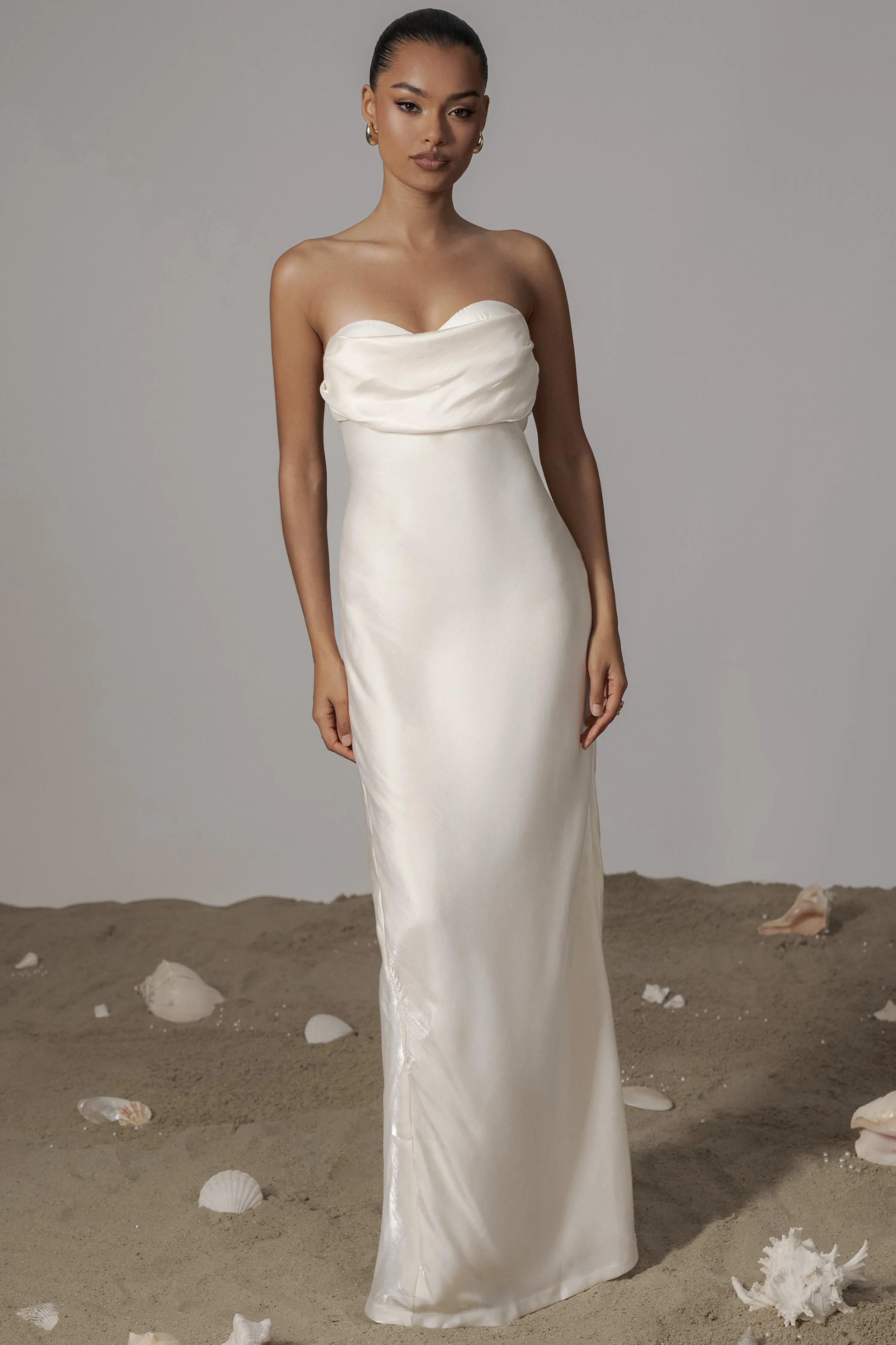 White Iridescent Visions Of You Dress