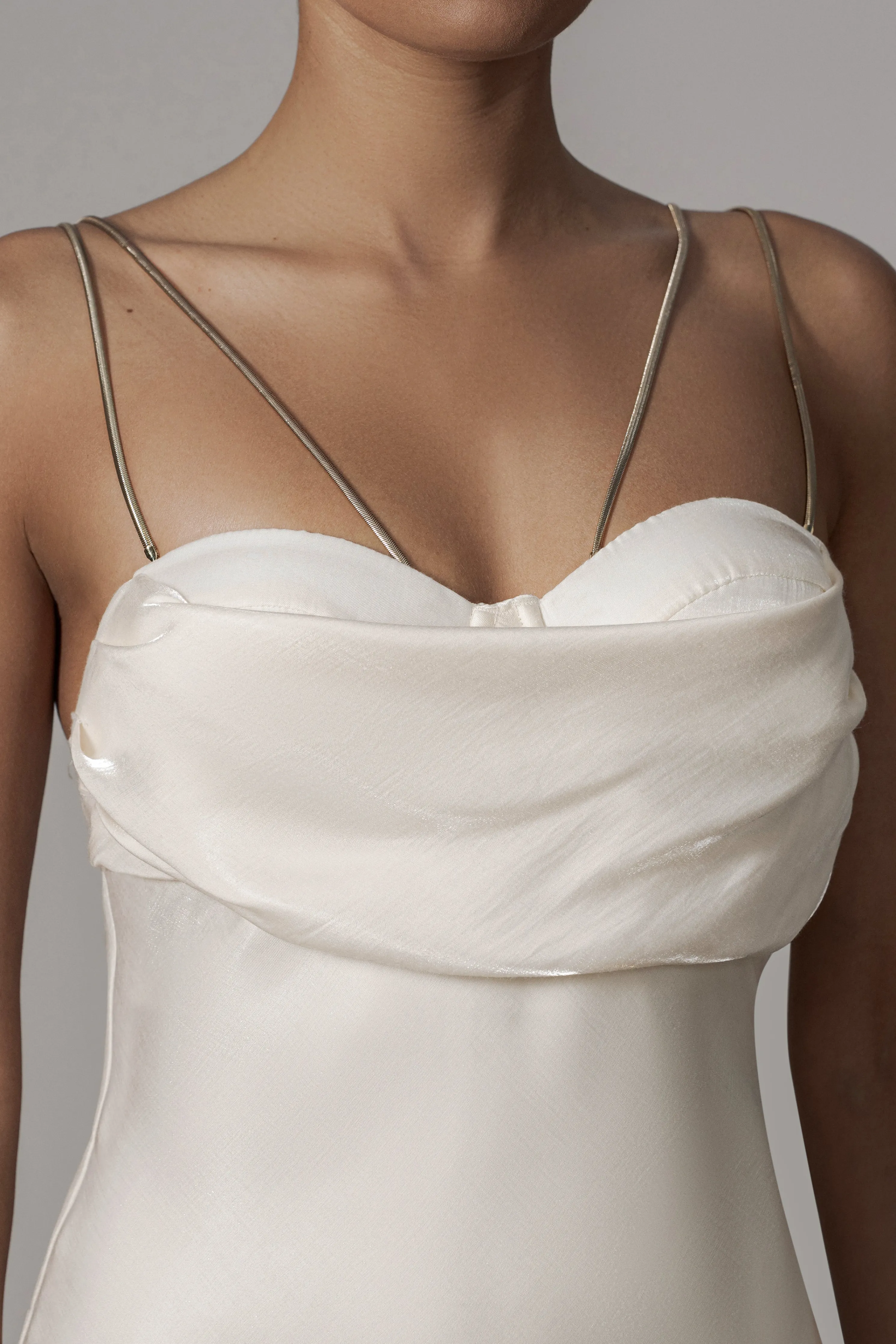 White Iridescent Visions Of You Dress