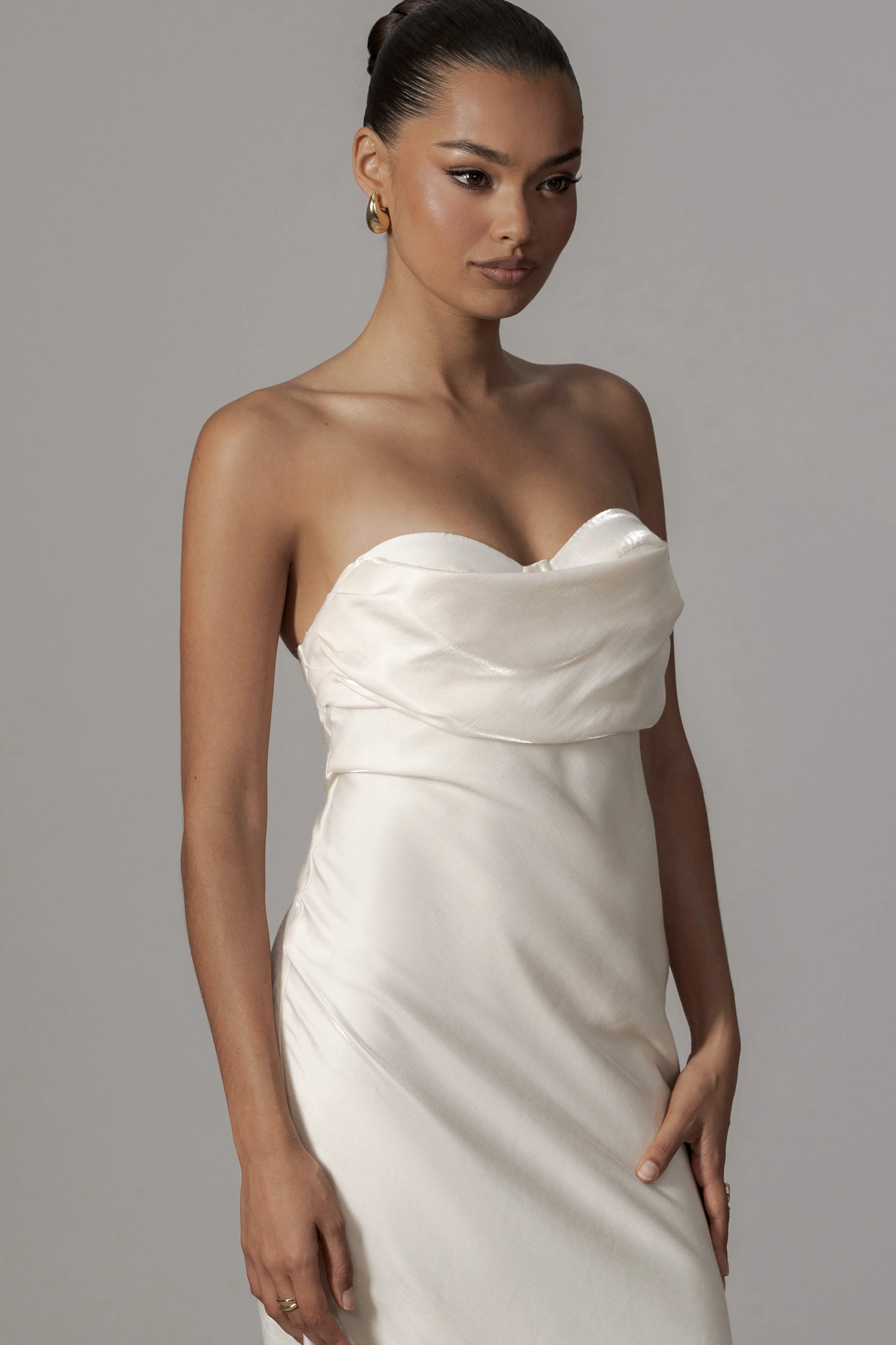 White Iridescent Visions Of You Dress