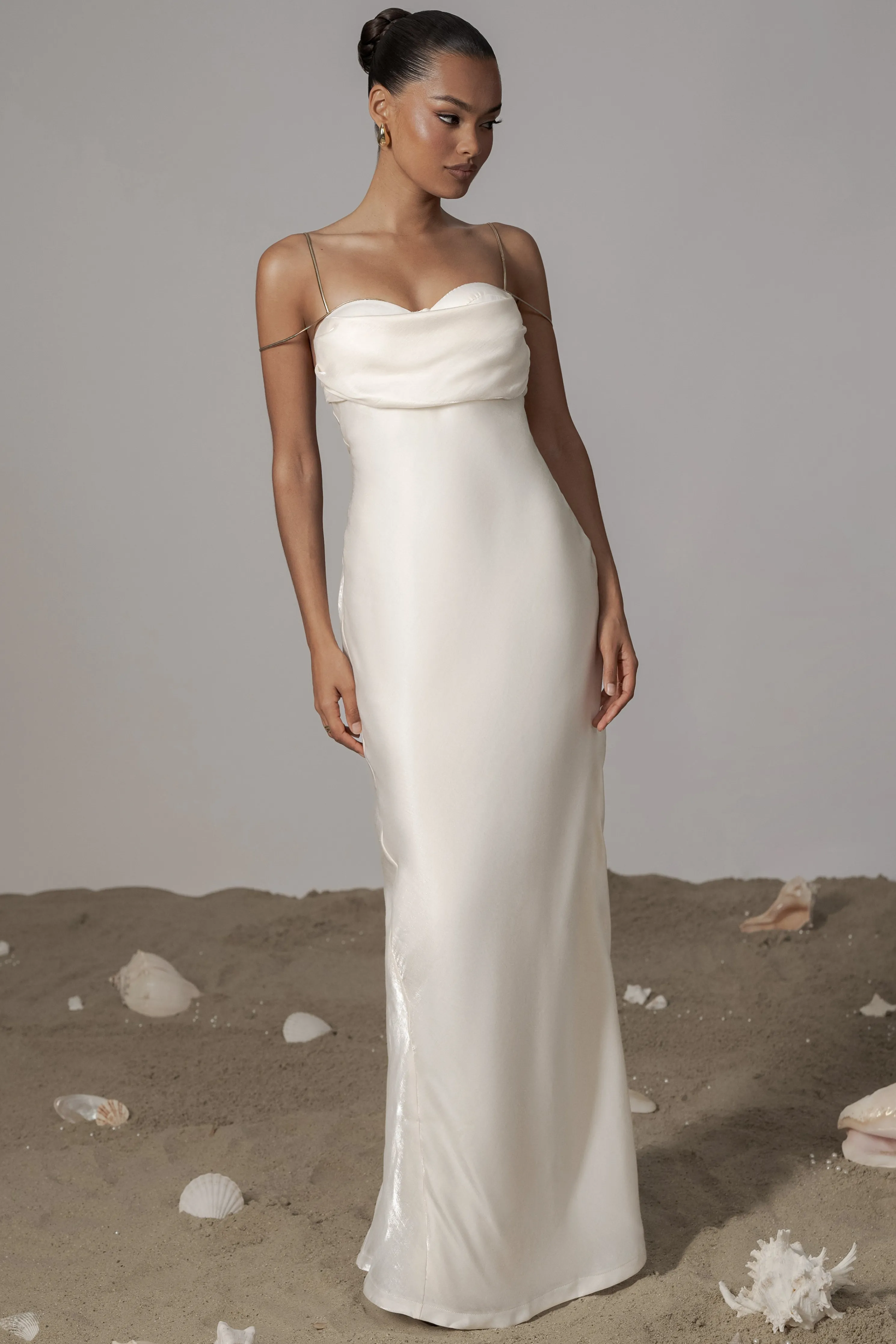 White Iridescent Visions Of You Dress