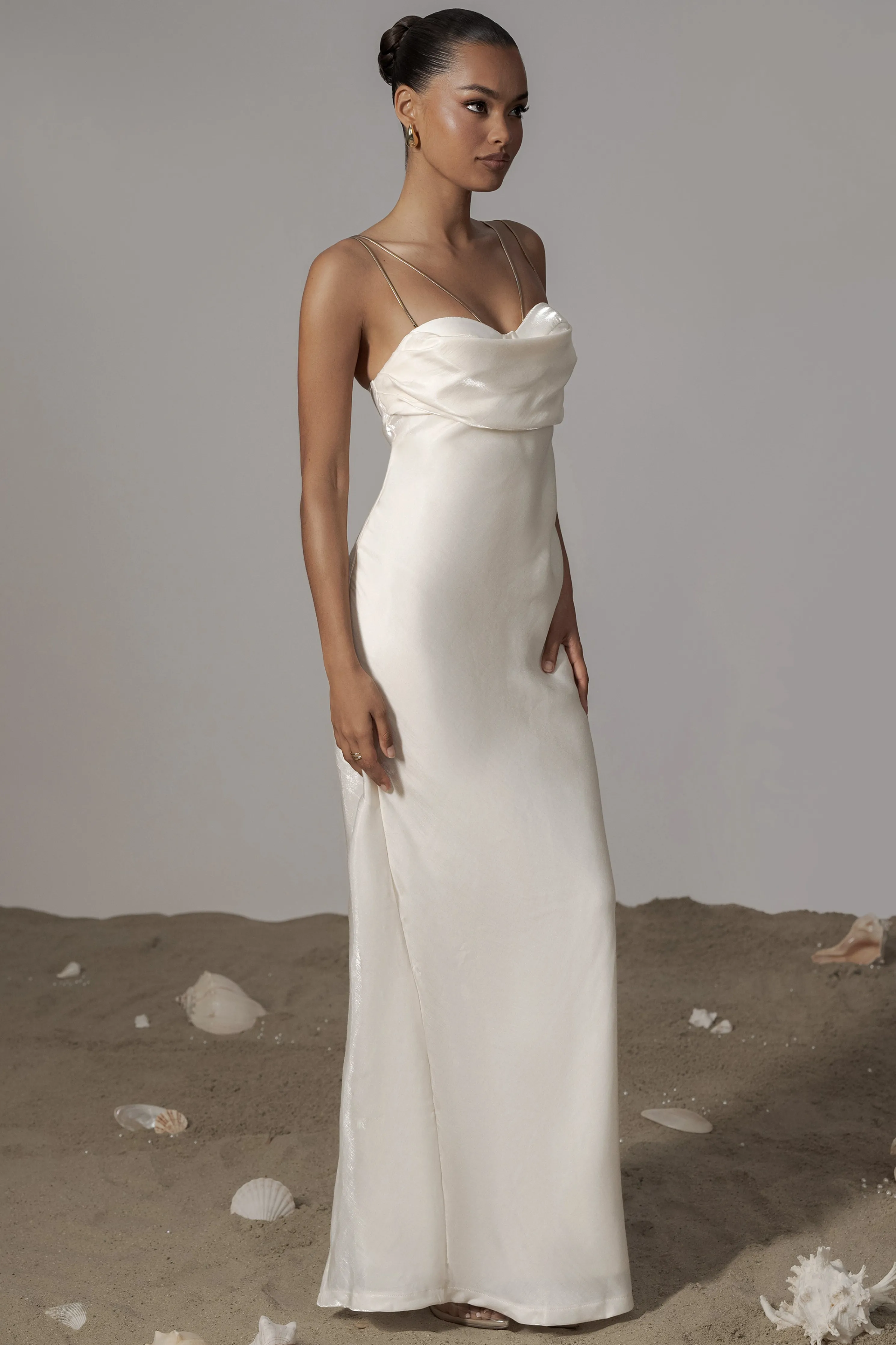 White Iridescent Visions Of You Dress