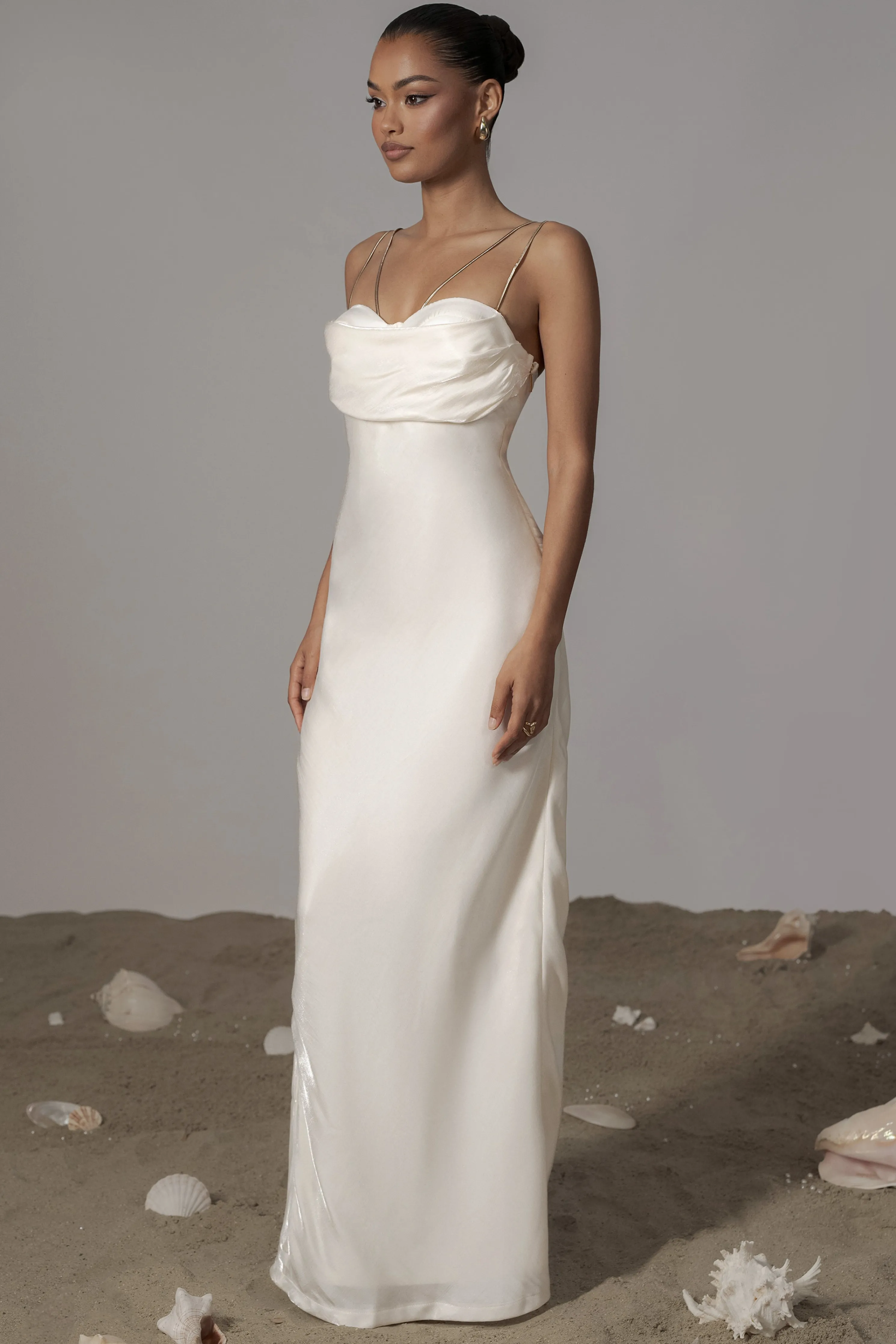 White Iridescent Visions Of You Dress