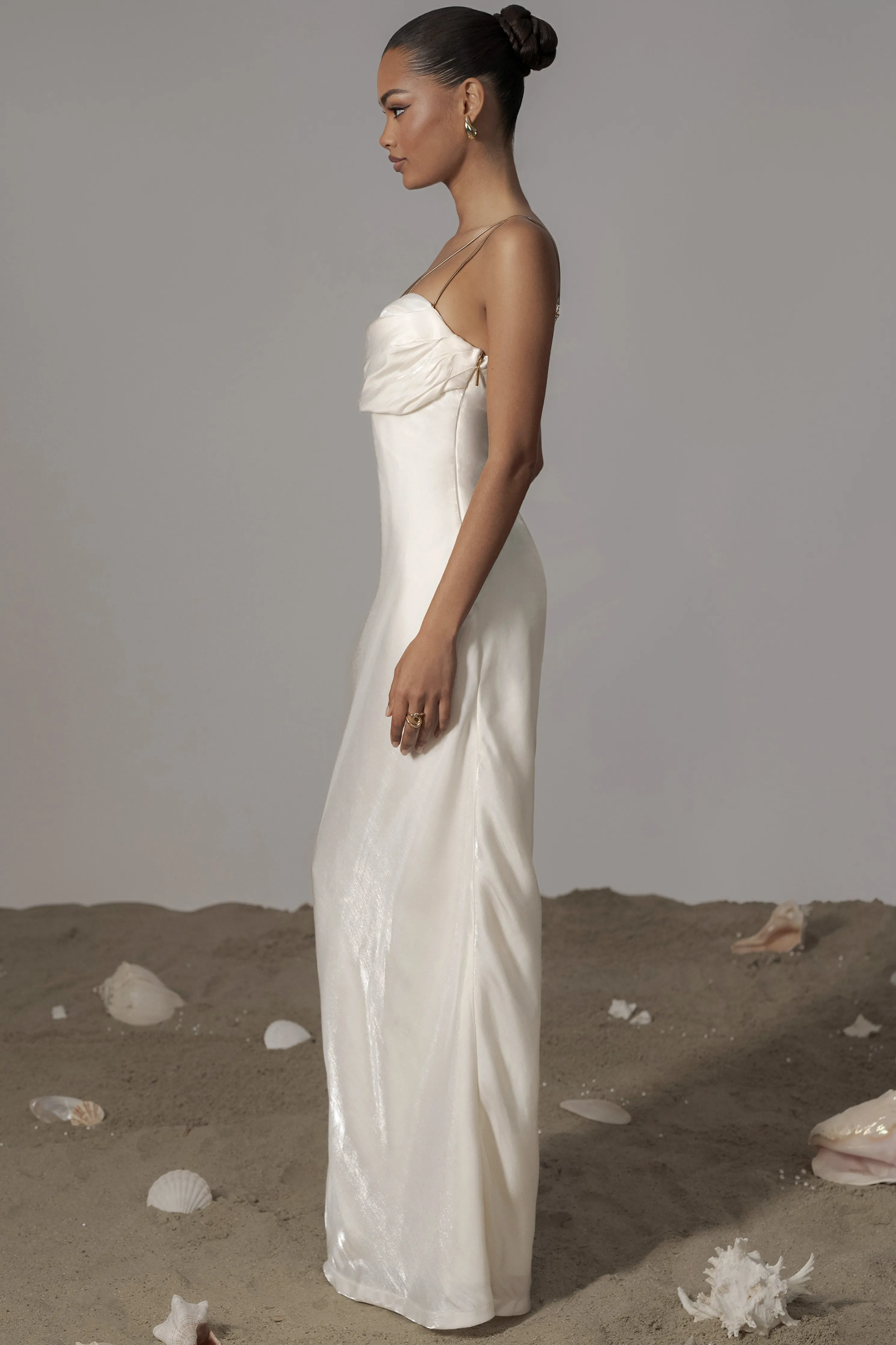 White Iridescent Visions Of You Dress