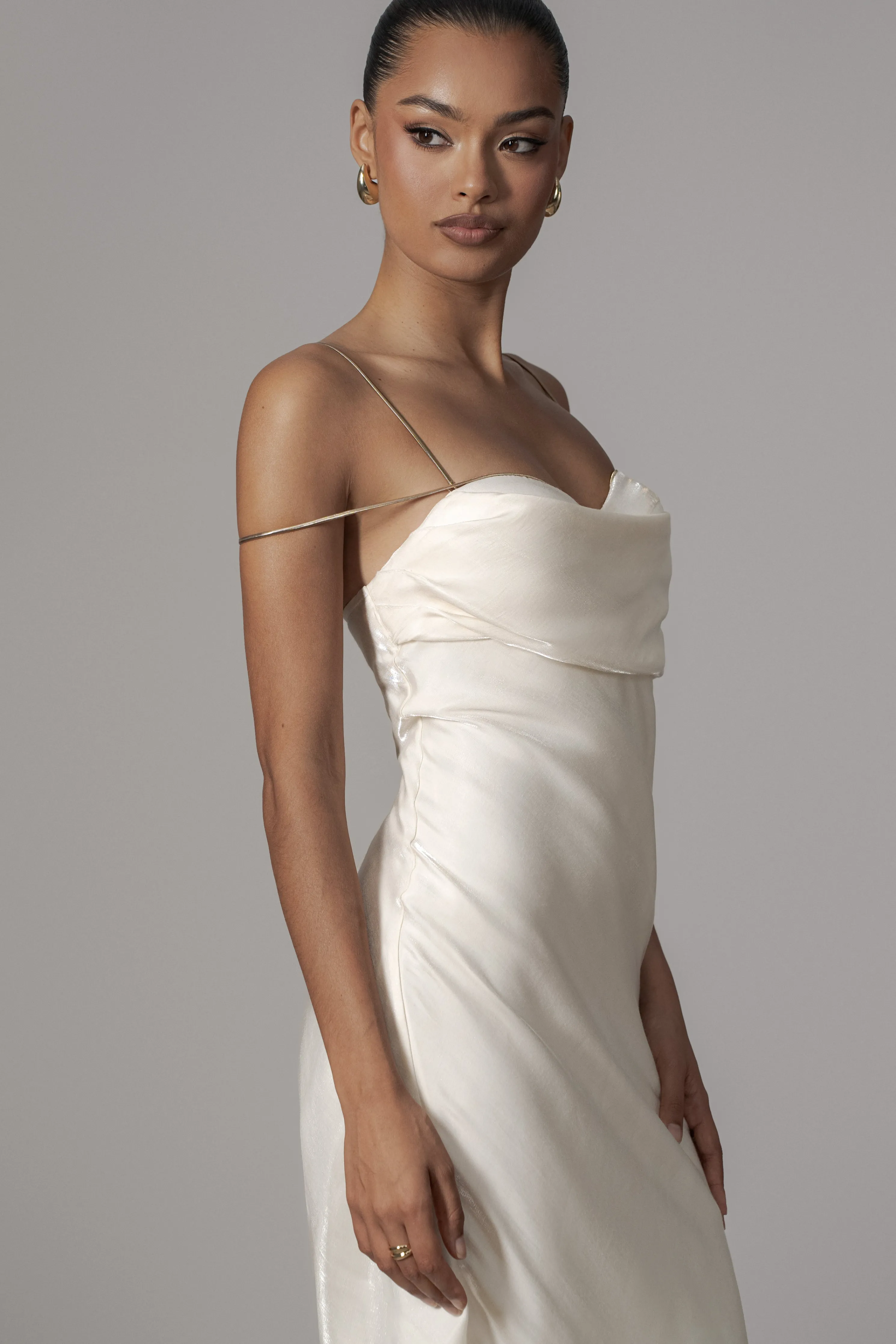 White Iridescent Visions Of You Dress